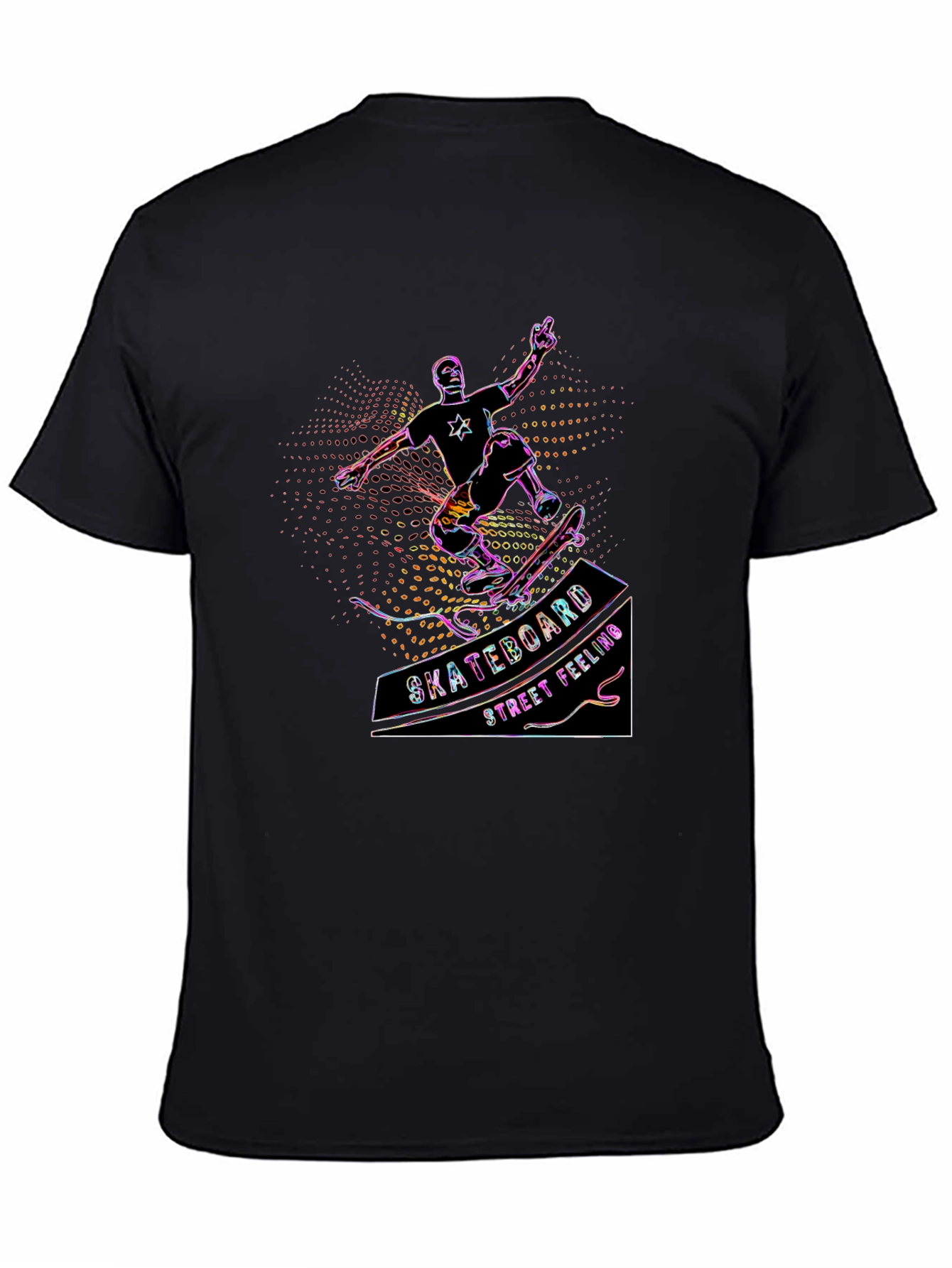 Skateboard Street Feeling Graphic Tee