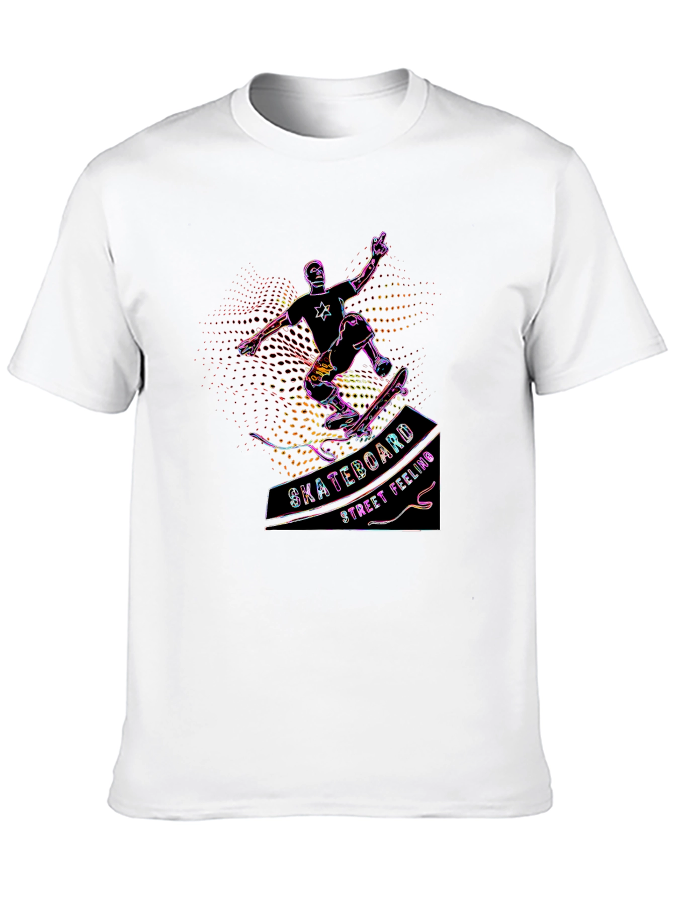 Skateboard Street Feeling Graphic Tee