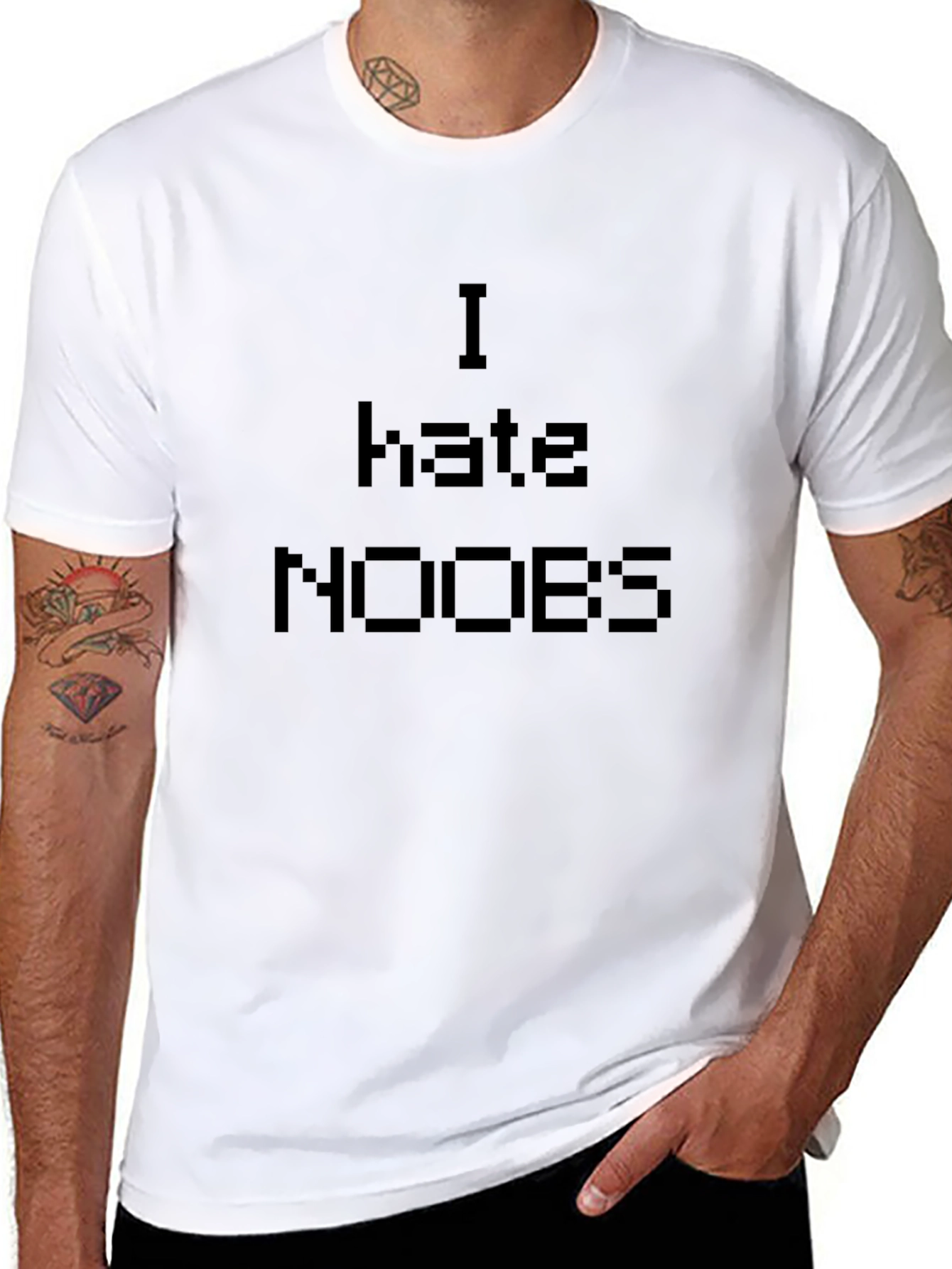 I Hate Noobs T-Shirt - Gamer Tee