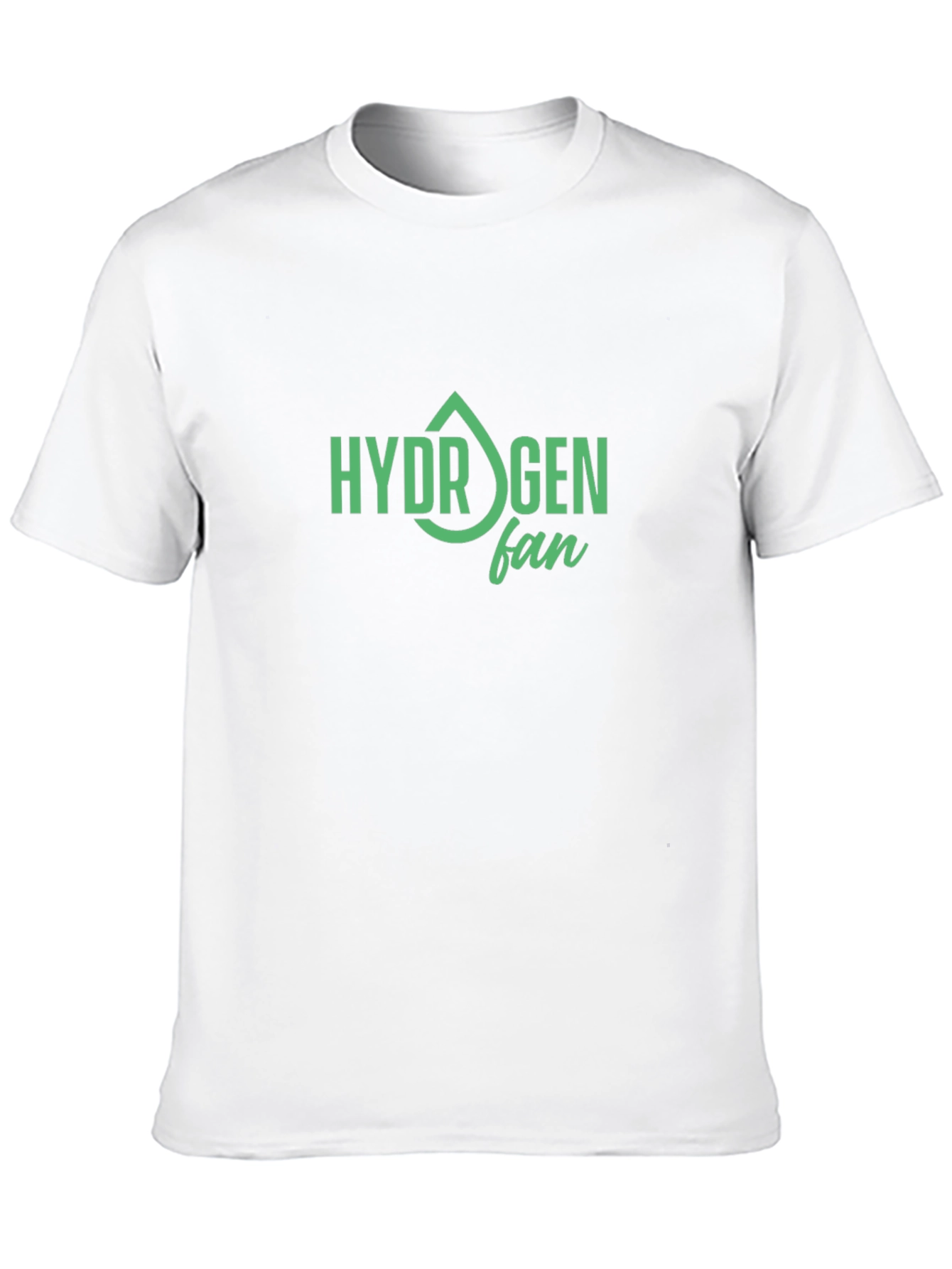 Hydrogen Fan Graphic Tee - Black Cotton T-Shirt