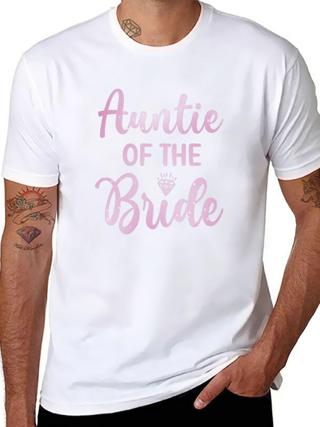 Auntie of The Bride T-Shirt - Wedding Party Tee