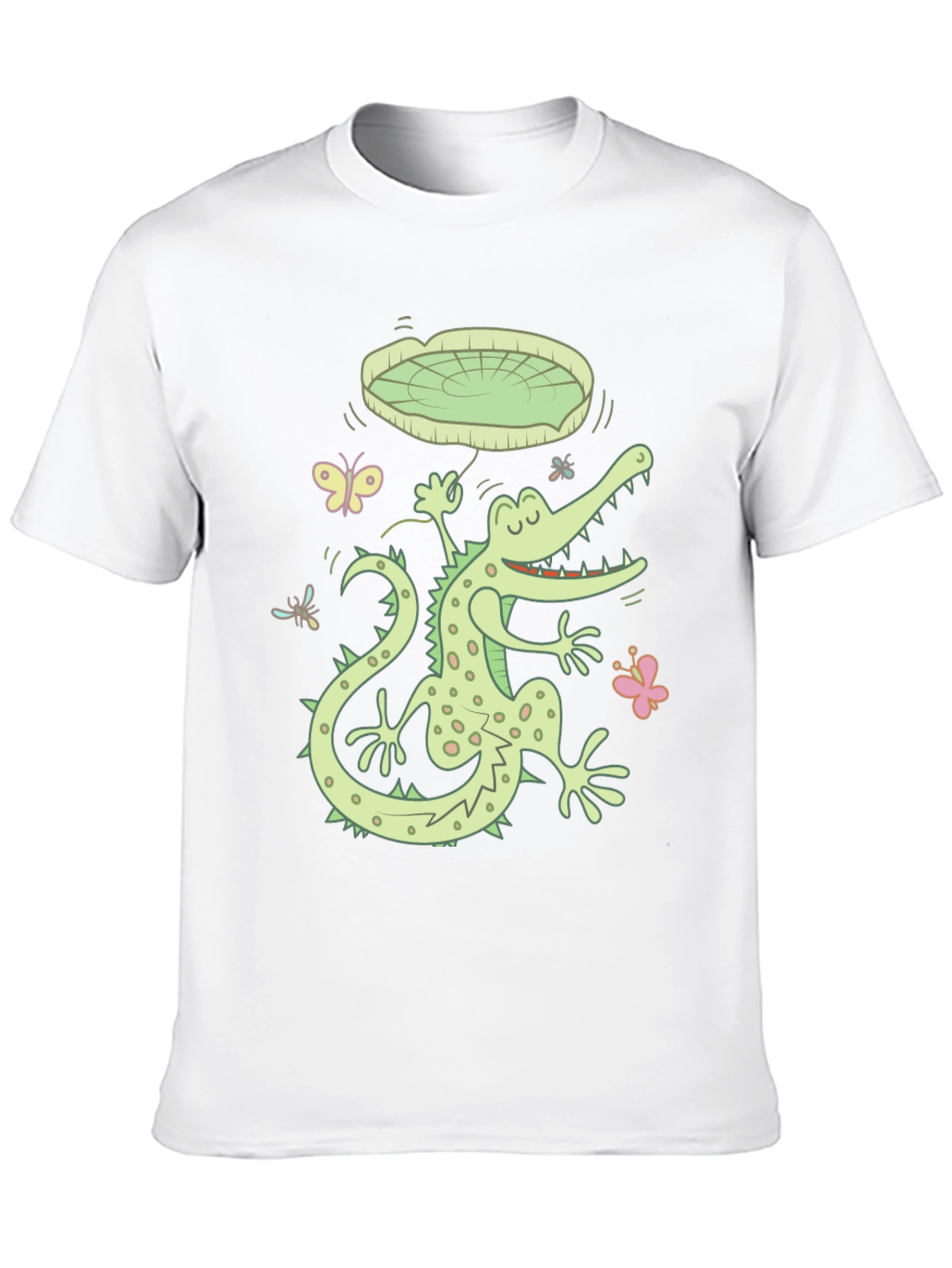 Funny Alligator Graphic Print Tee