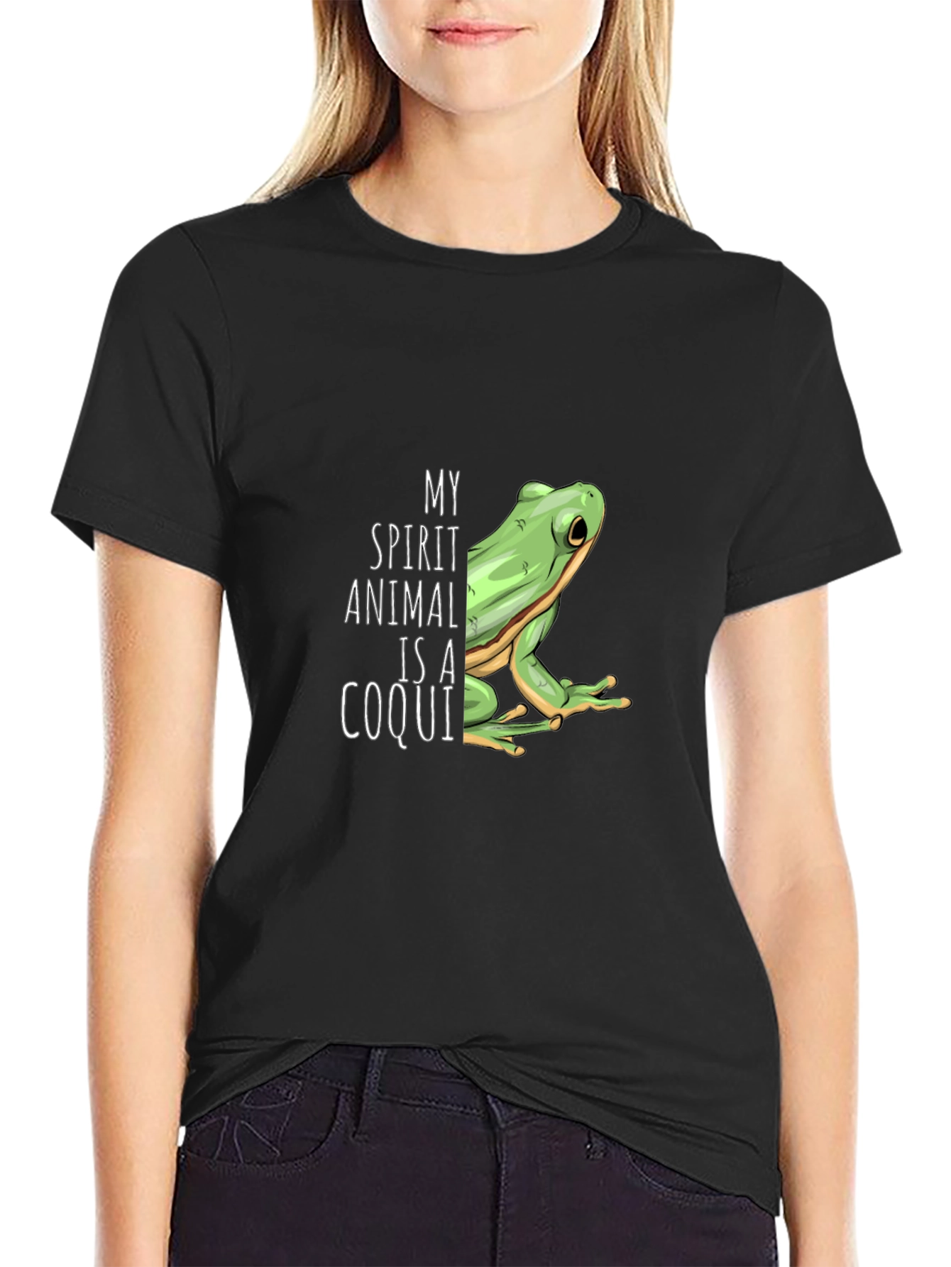 Coqui Spirit Animal T-Shirt - Tropical Frog Tee