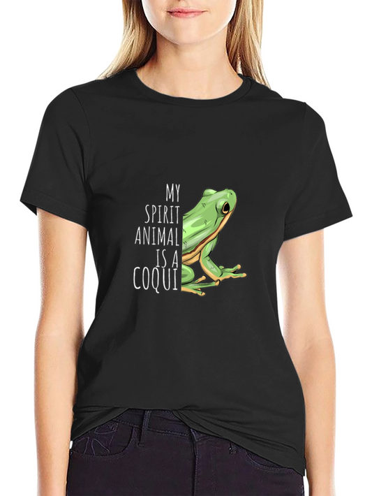 Coqui Spirit Animal T-Shirt - Tropical Frog Tee