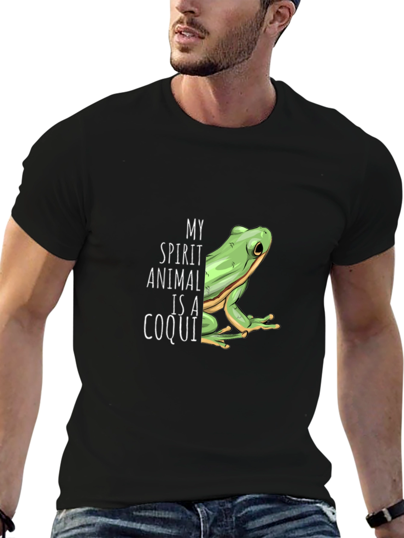 Coqui Spirit Animal T-Shirt - Tropical Frog Tee