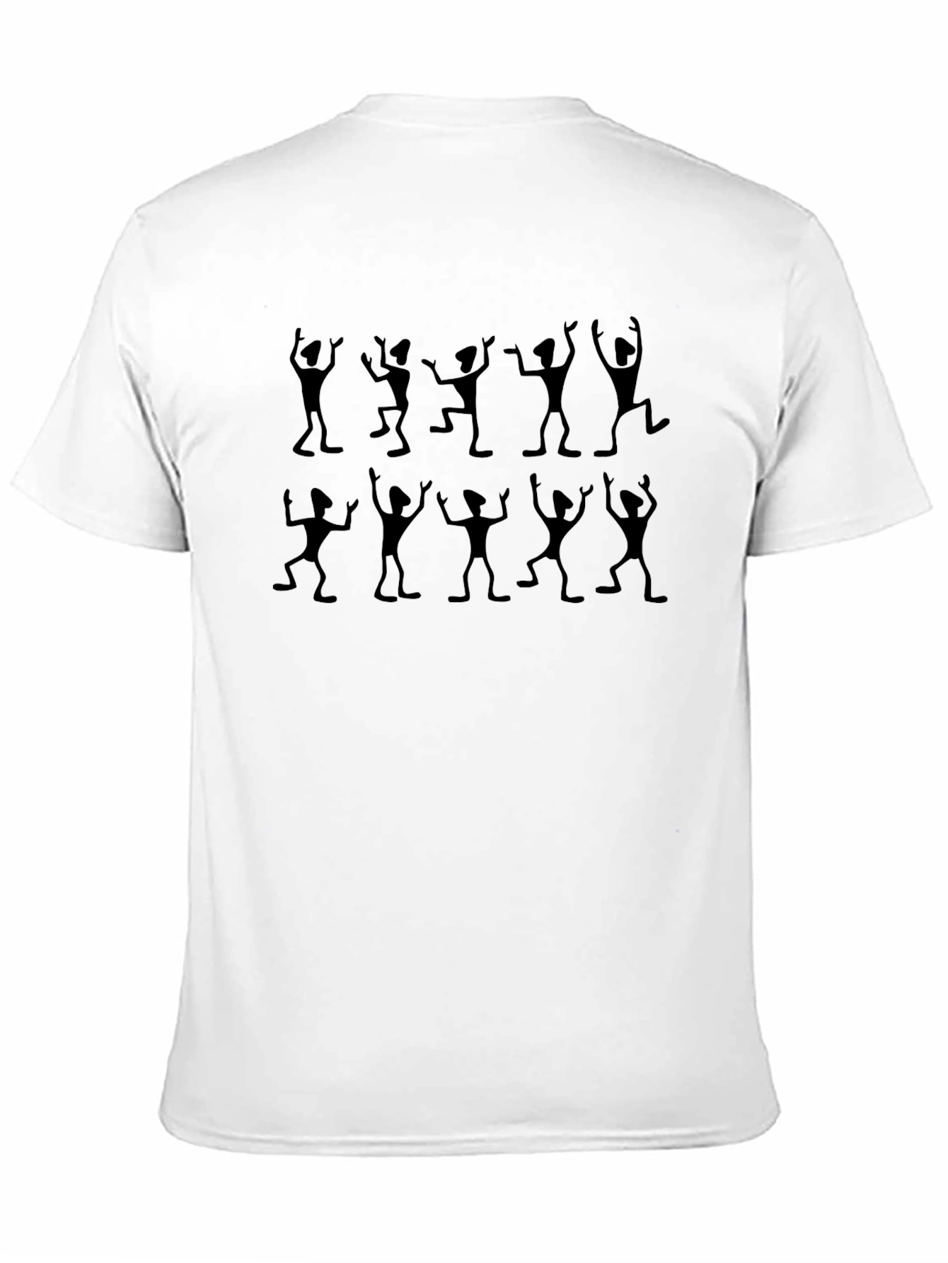Dancing Figures Black Graphic Tee