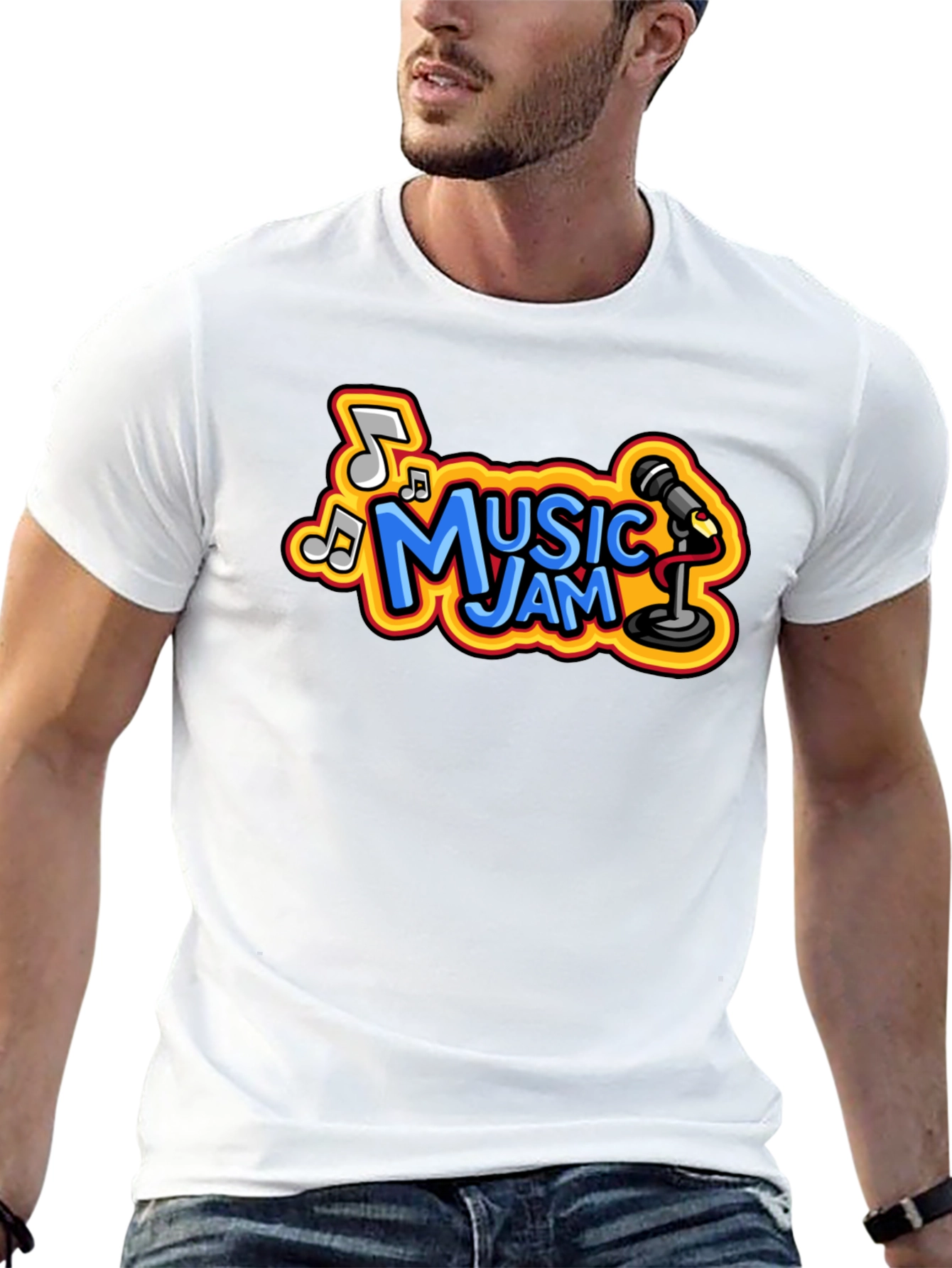 Music Jam T-Shirt - Cool Cartoon Design
