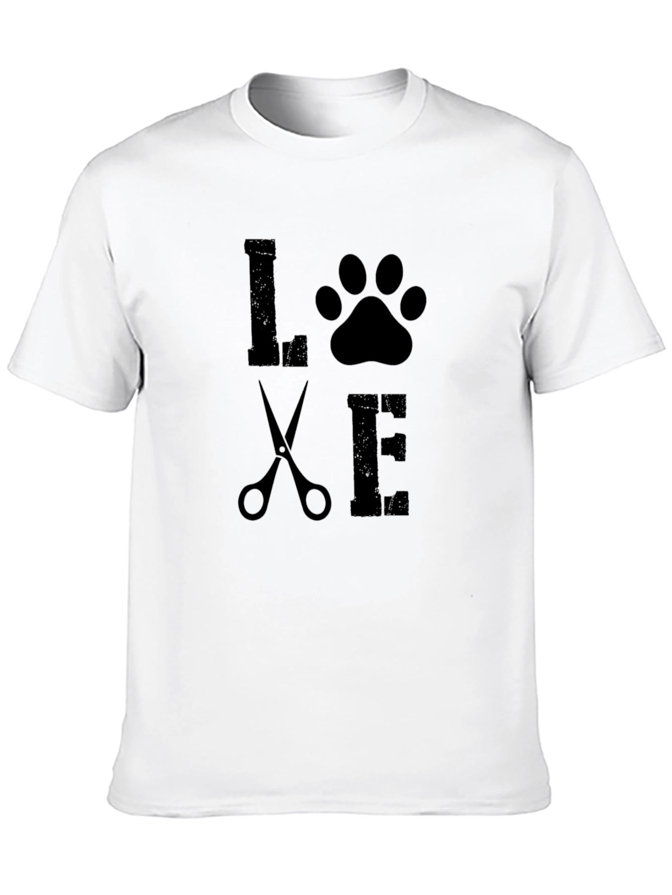 Love Pet Grooming Black T-Shirt