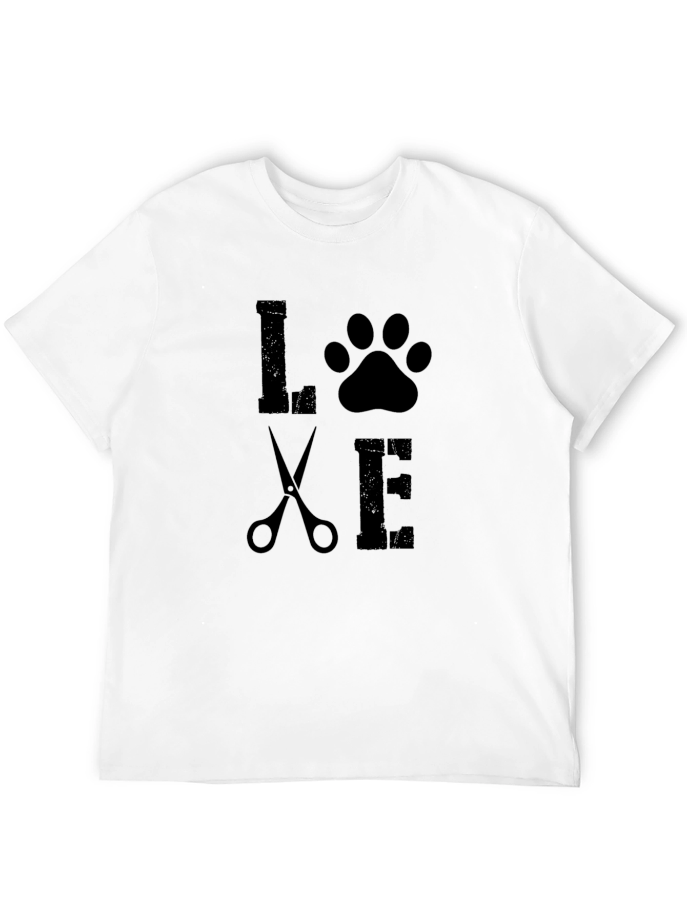 Love Pet Grooming Black T-Shirt