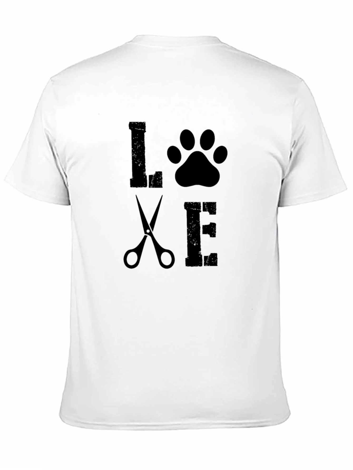 Love Pet Grooming Black T-Shirt