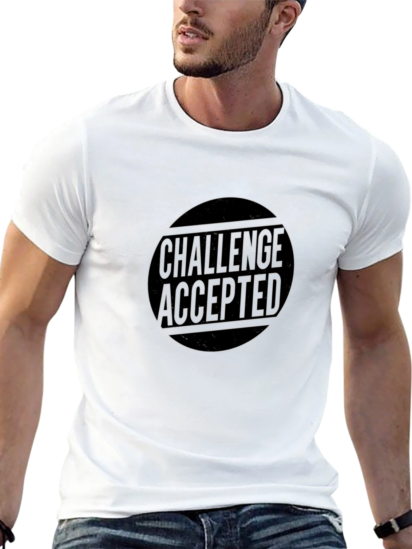 Challenge Accepted Black T-Shirt