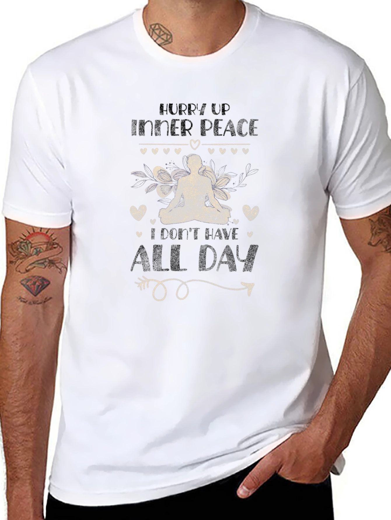 Hurry Up Inner Peace Graphic T-Shirt