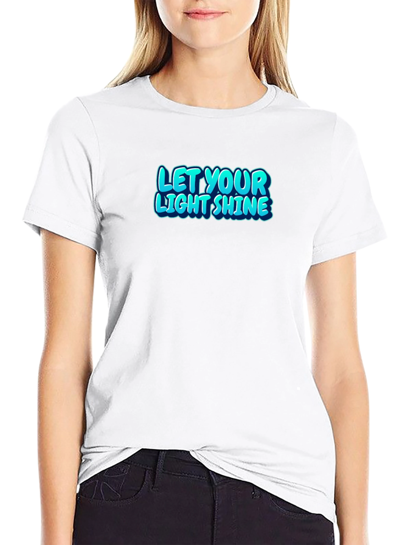 Let Your Light Shine Black T-Shirt