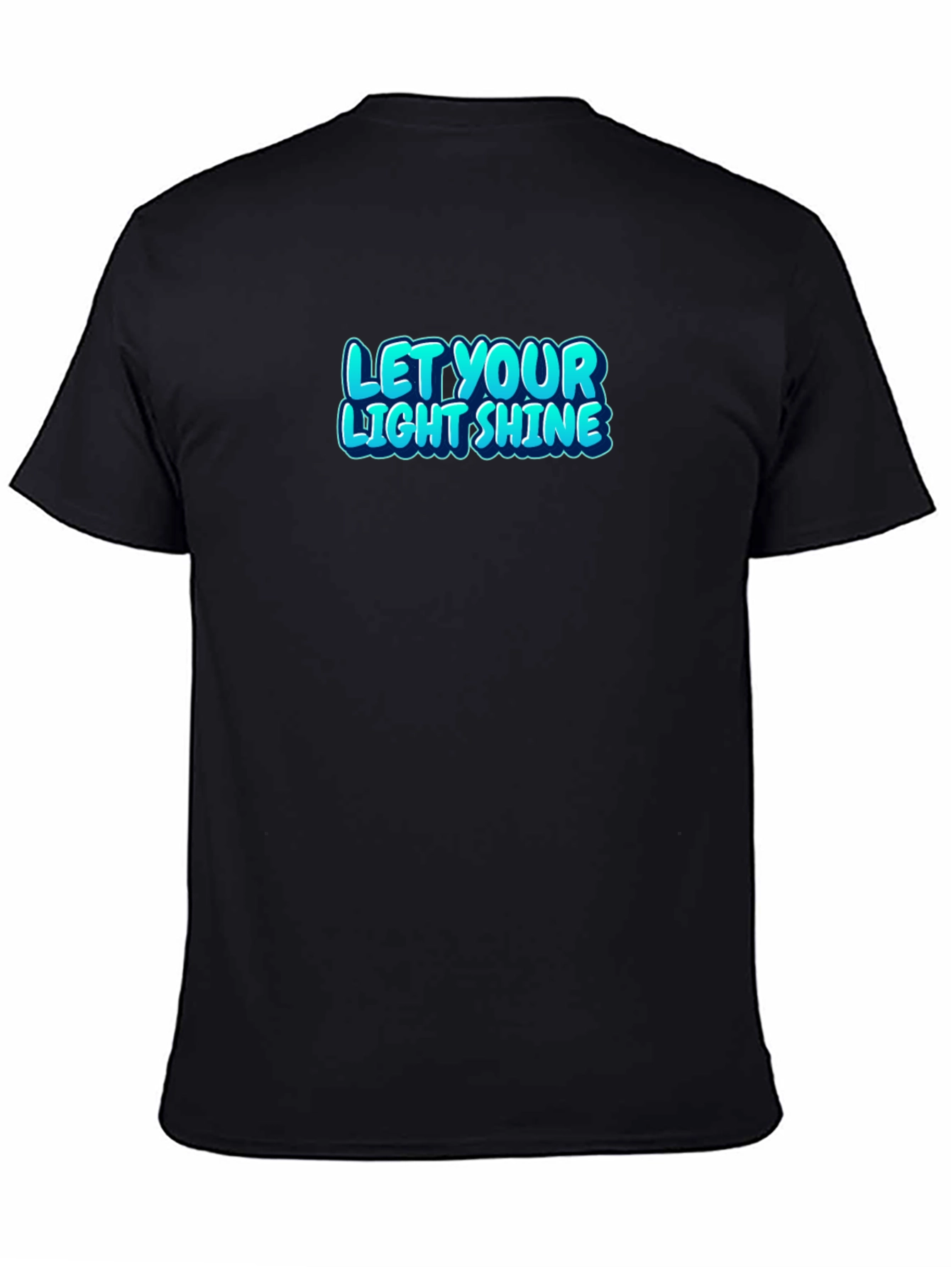 Let Your Light Shine Black T-Shirt