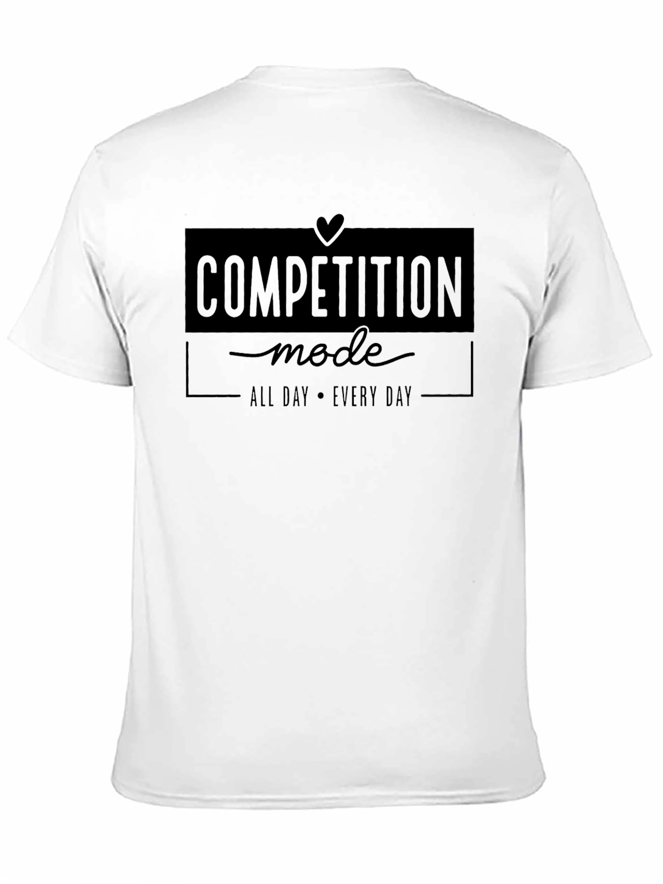 Competition Mode Black Graphic T-Shirt