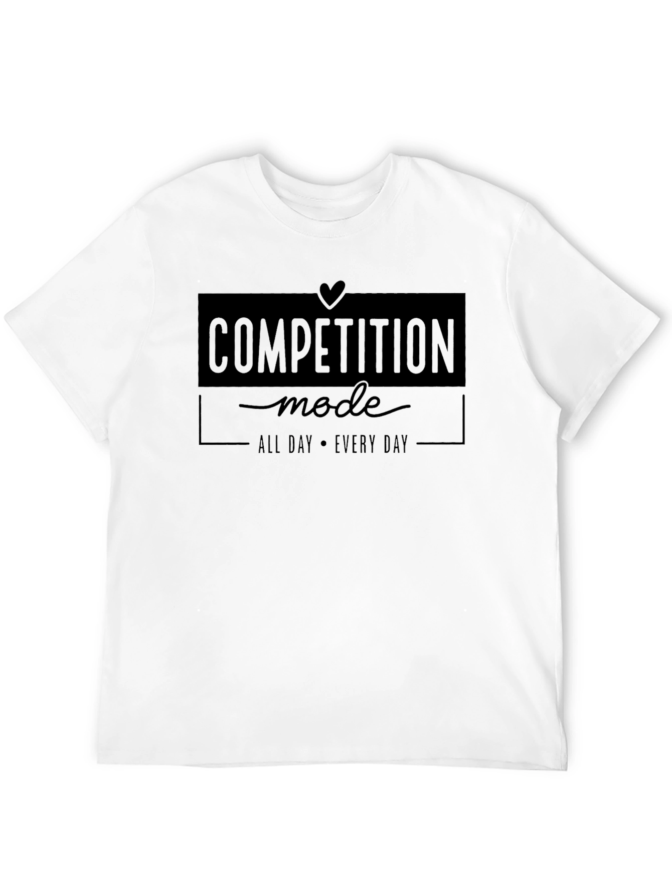 Competition Mode Black Graphic T-Shirt