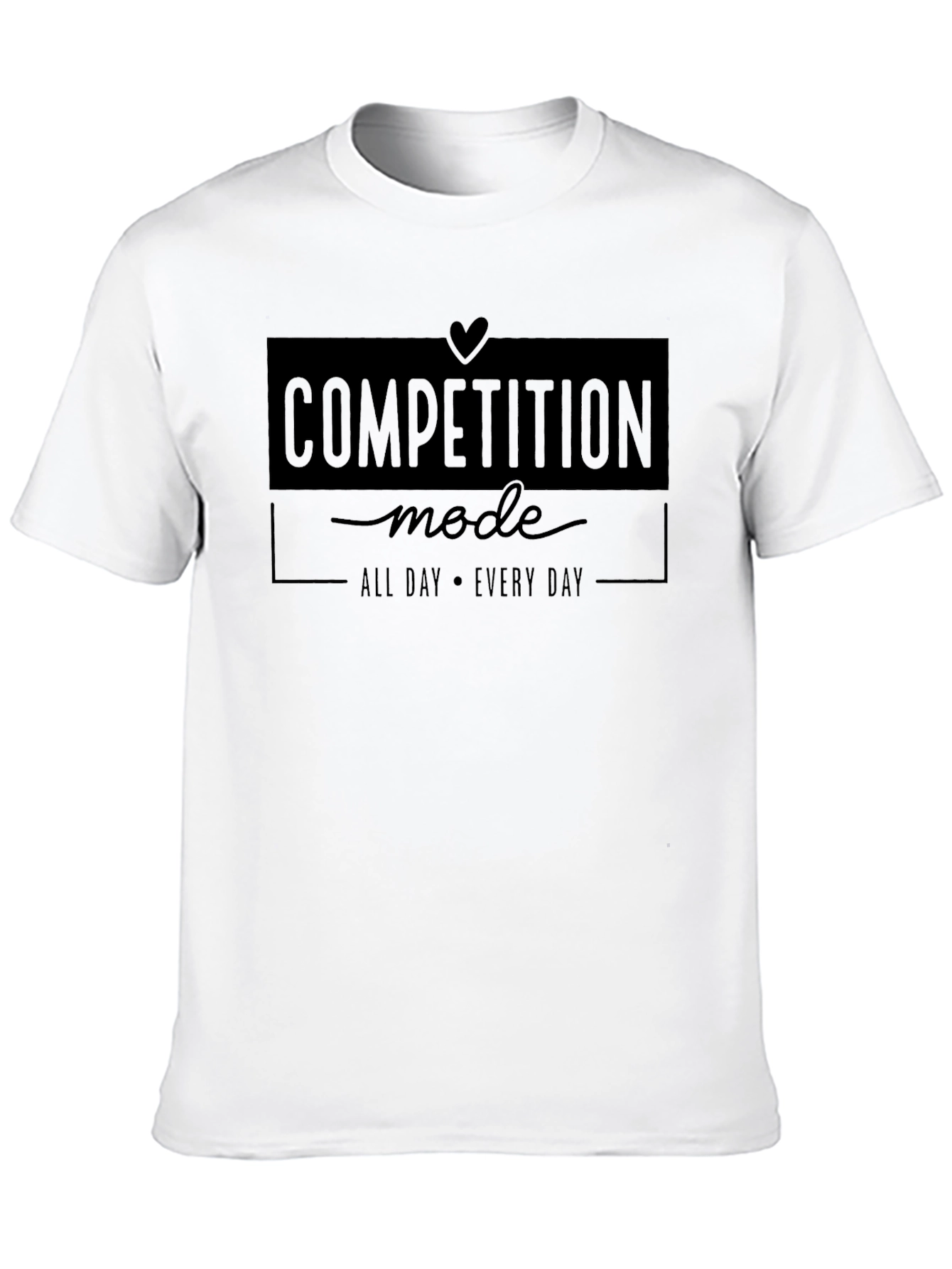 Competition Mode Black Graphic T-Shirt