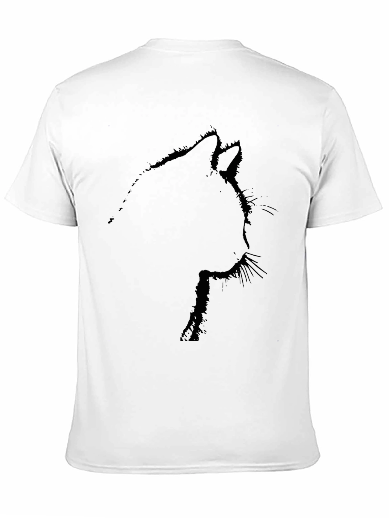 Black Cat Silhouette T-Shirt