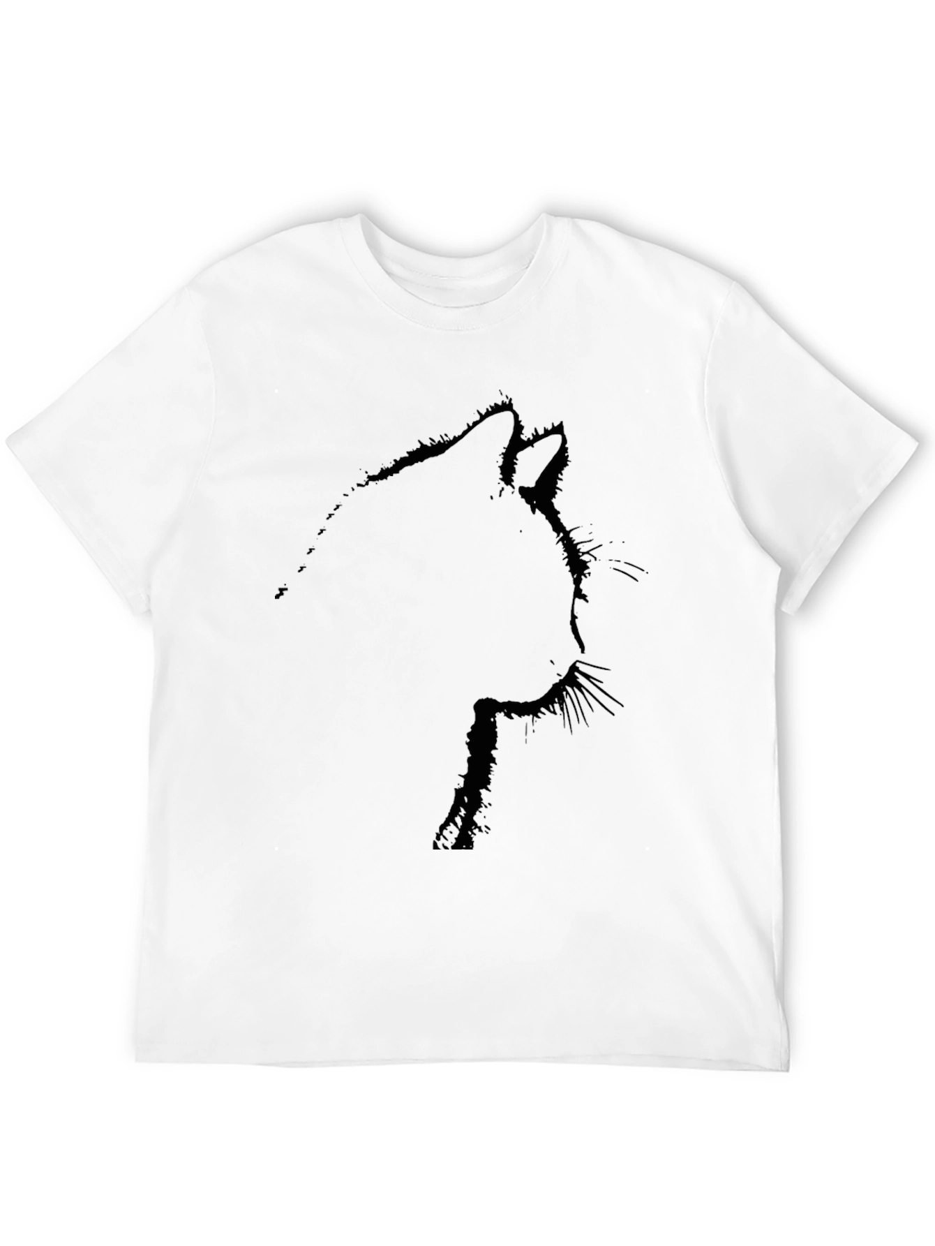 Black Cat Silhouette T-Shirt