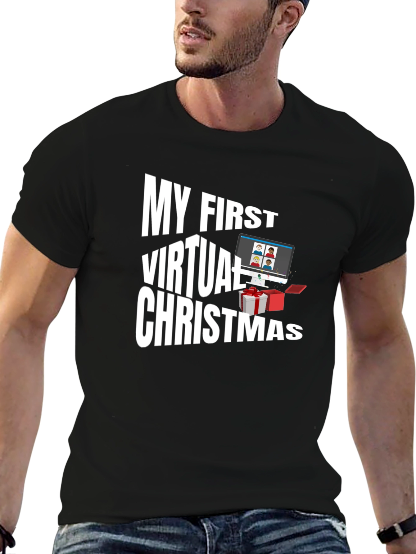 My First Virtual Christmas Graphic T-Shirt