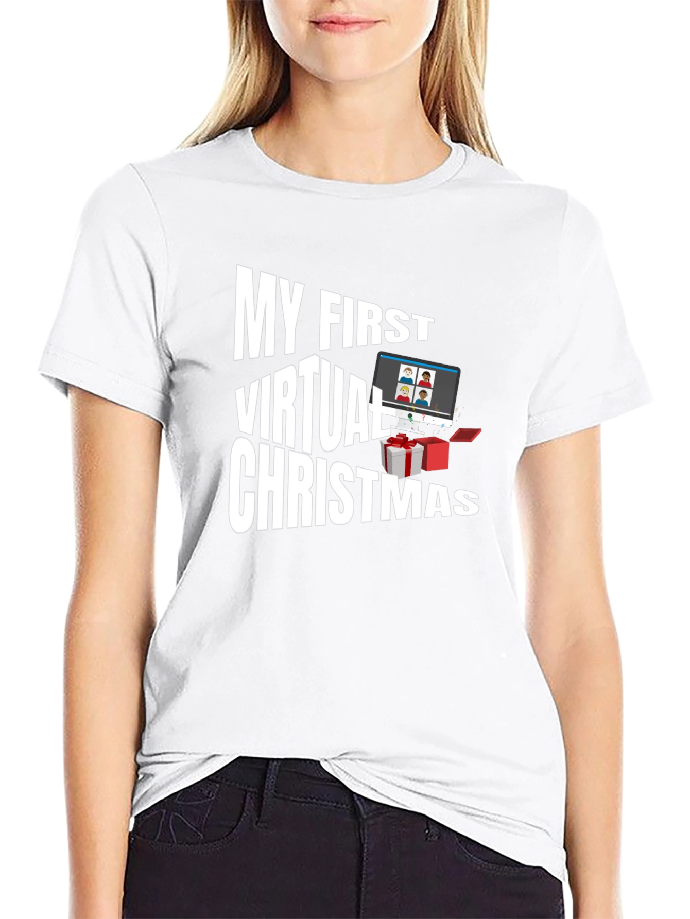 My First Virtual Christmas Graphic T-Shirt