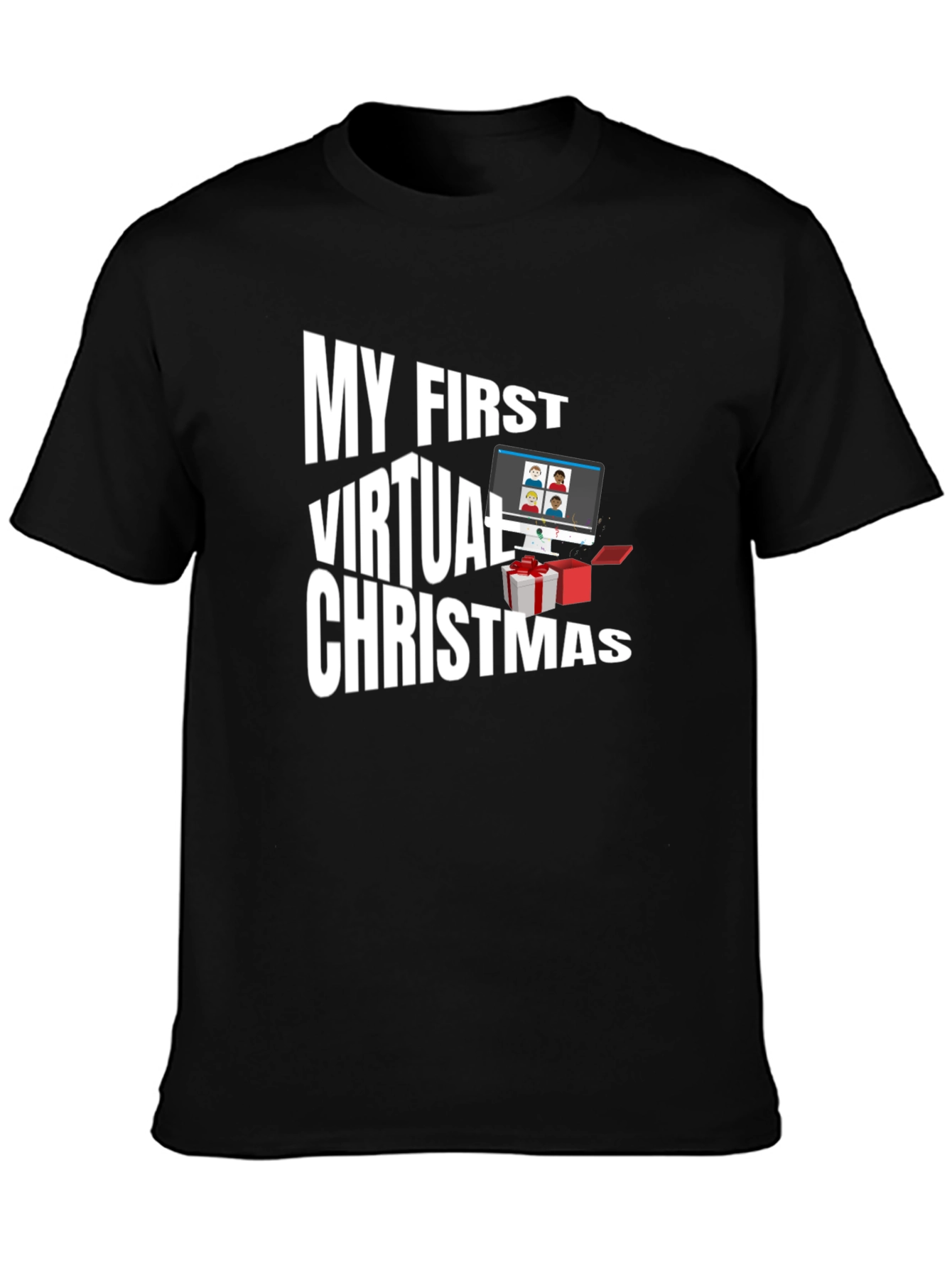 My First Virtual Christmas Graphic T-Shirt