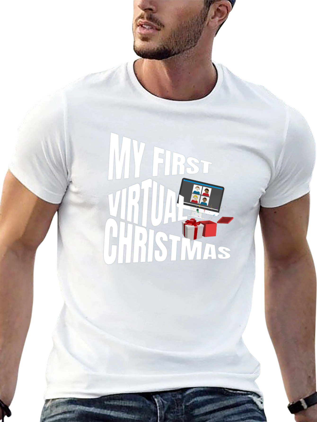 My First Virtual Christmas Graphic T-Shirt