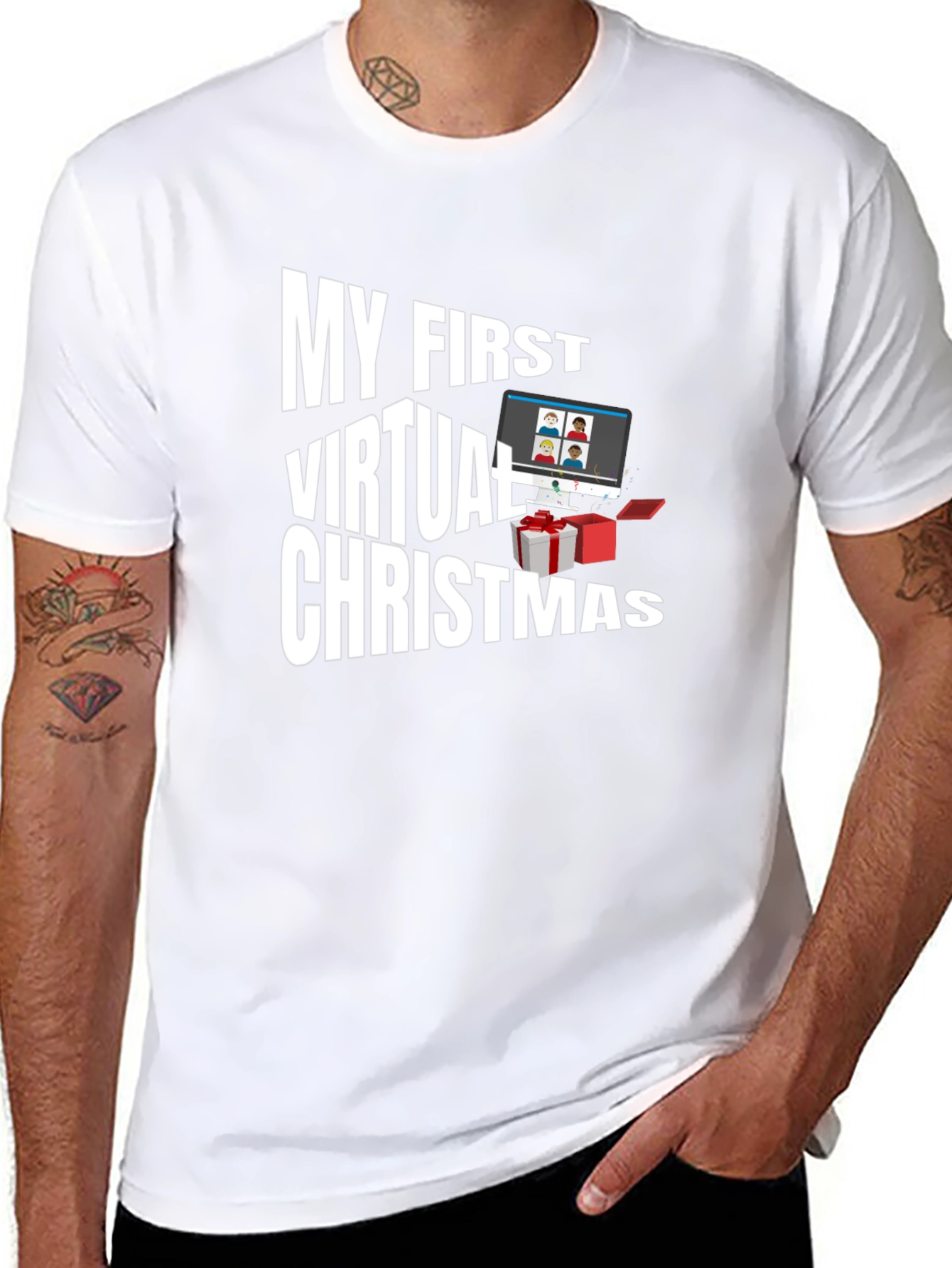 My First Virtual Christmas Graphic T-Shirt