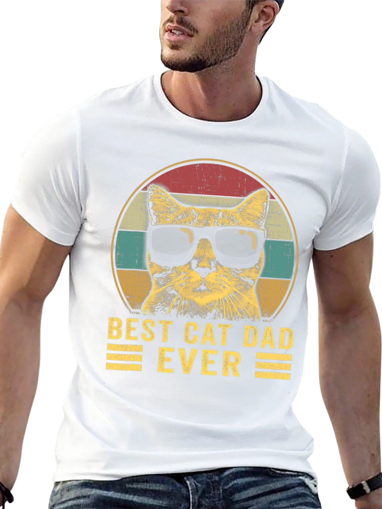 Best Cat Dad Ever T-Shirt