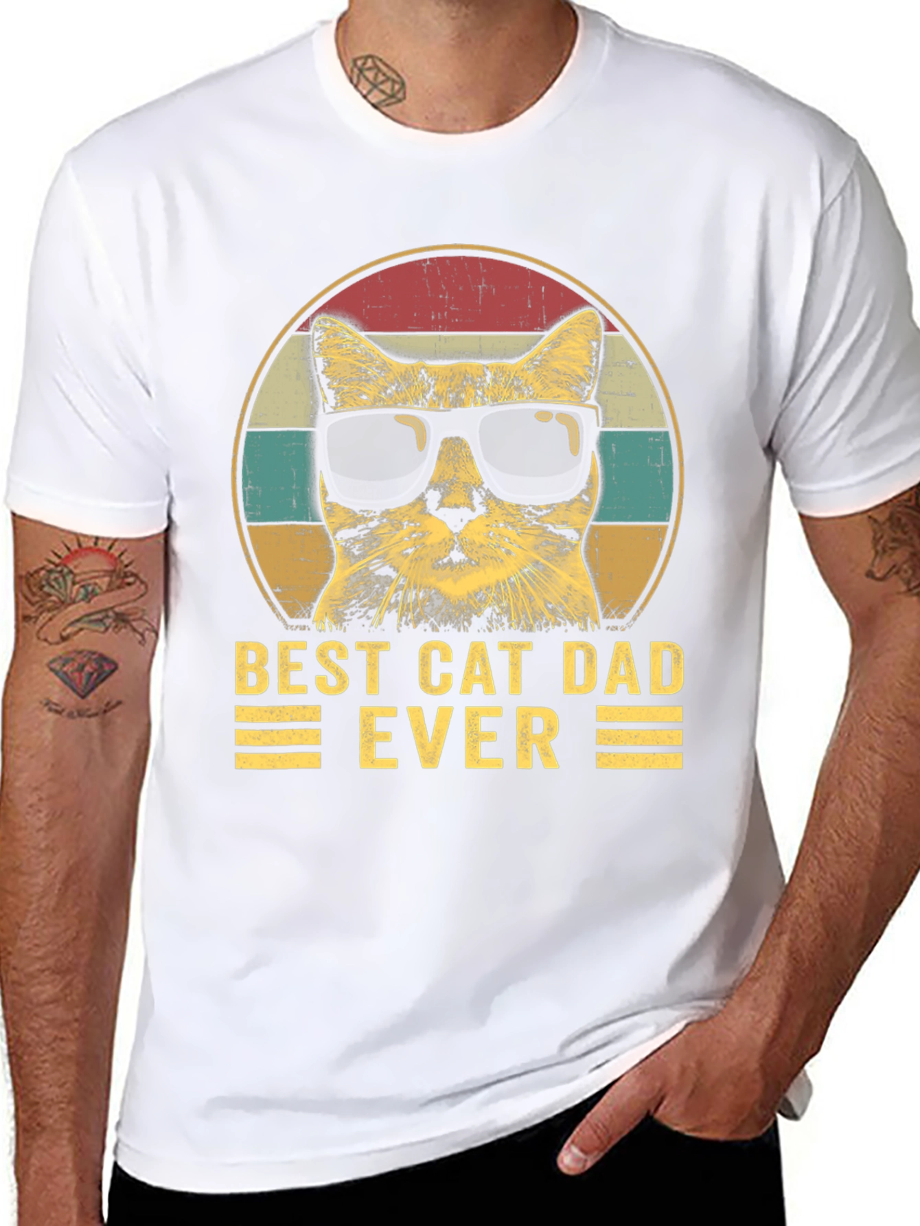 Best Cat Dad Ever T-Shirt