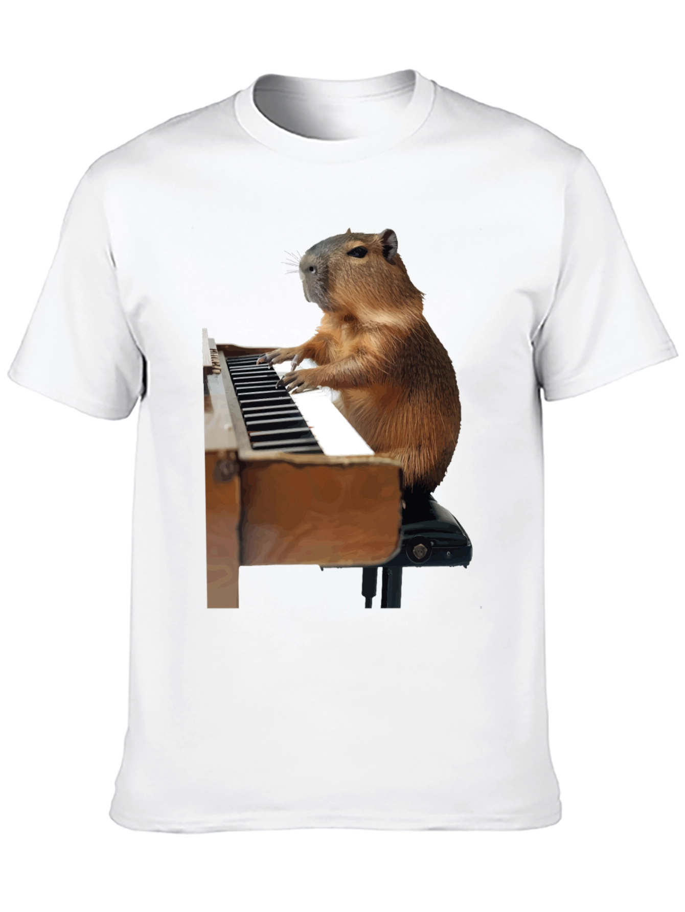 Capybara Piano T-Shirt