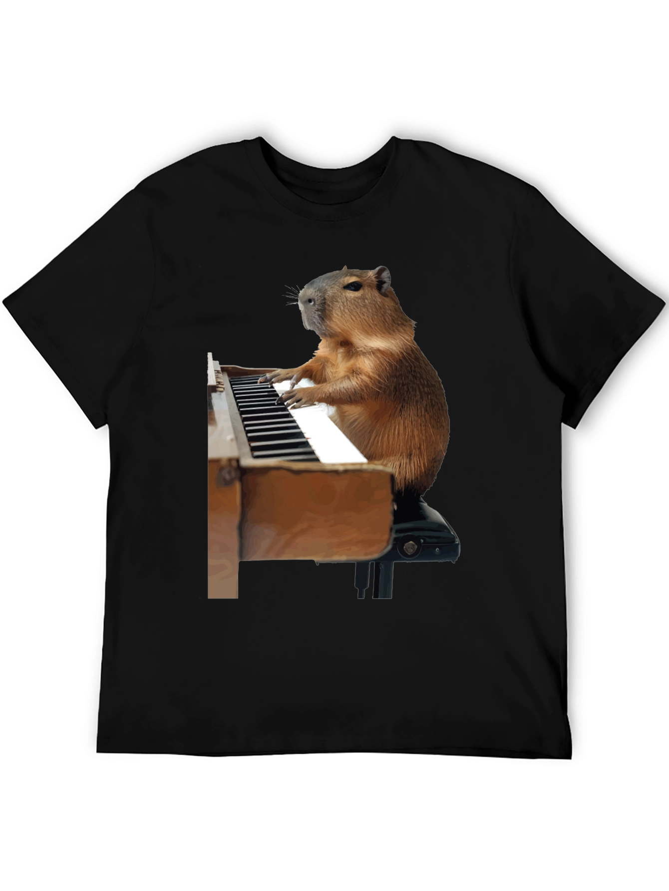 Capybara Piano T-Shirt