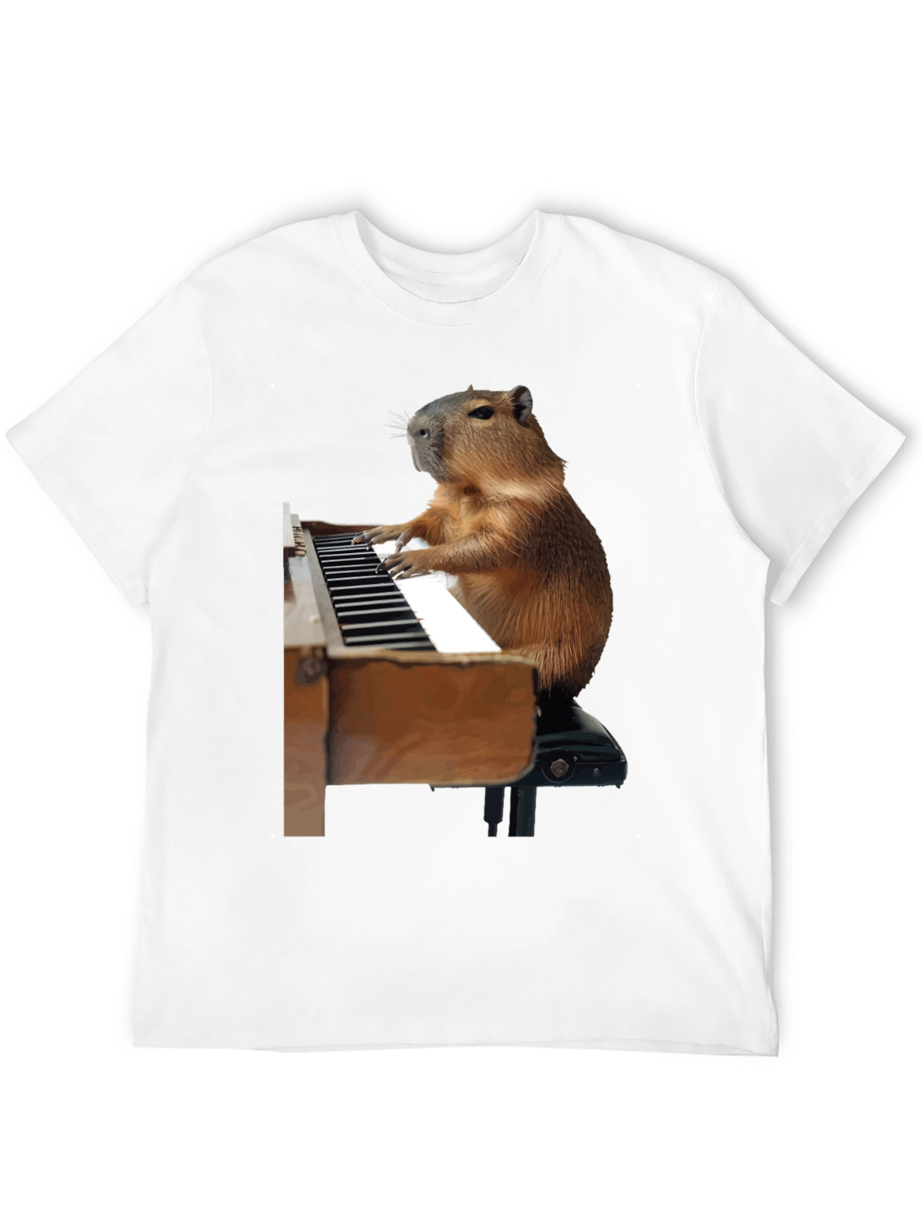 Capybara Piano T-Shirt