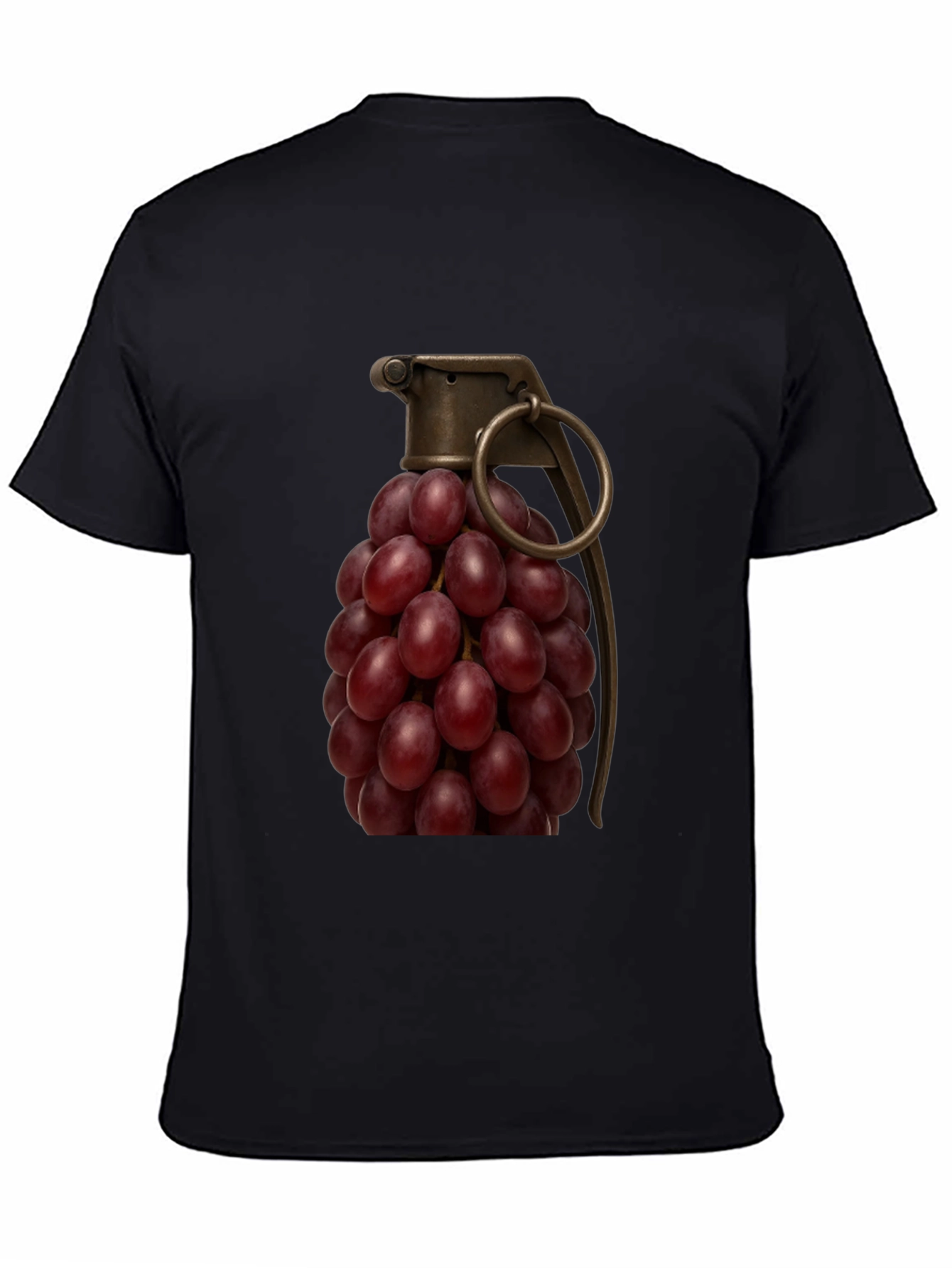 Grape Grenade T-Shirt - Funny Fruit Pun Tee