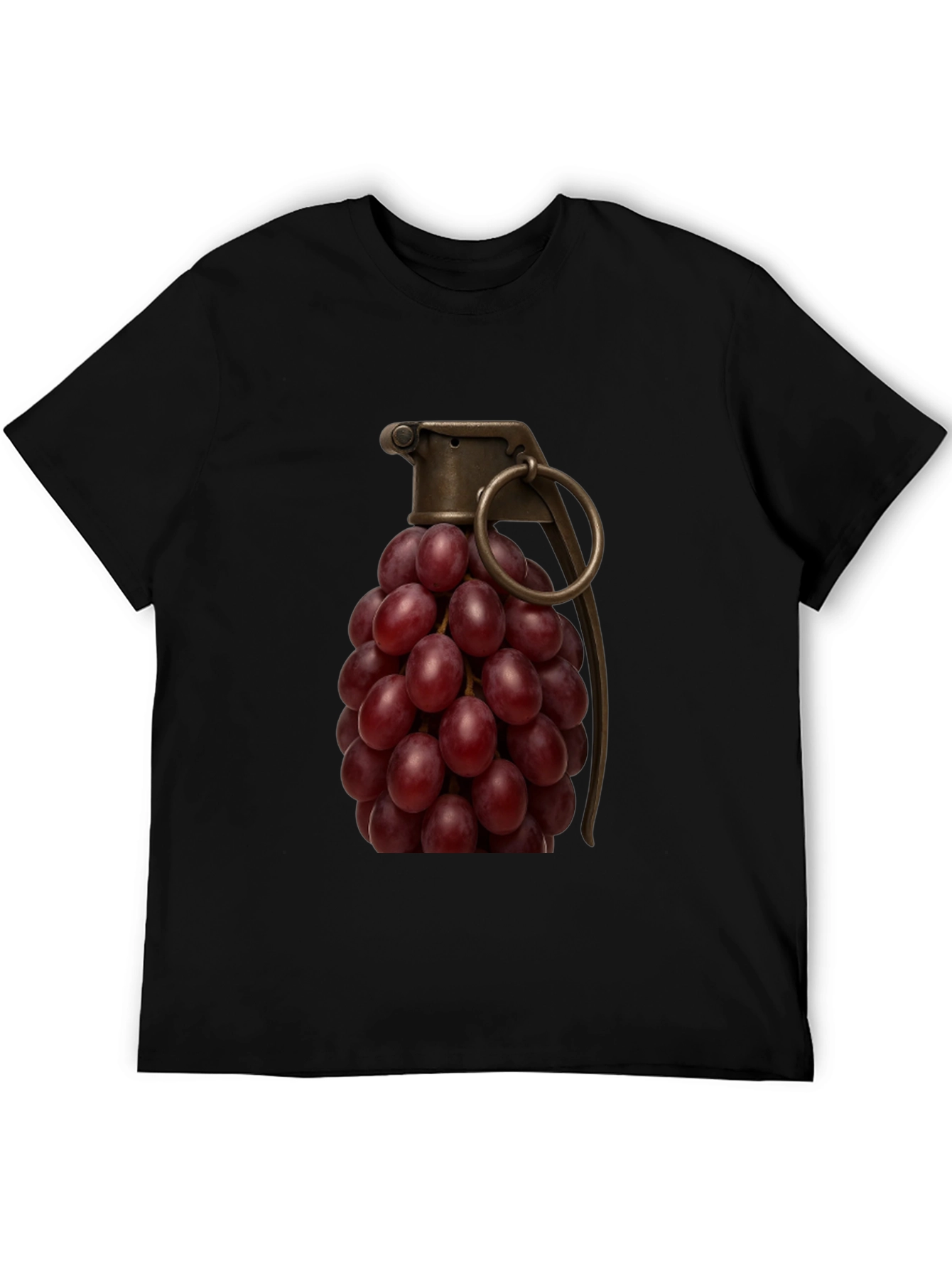 Grape Grenade T-Shirt - Funny Fruit Pun Tee