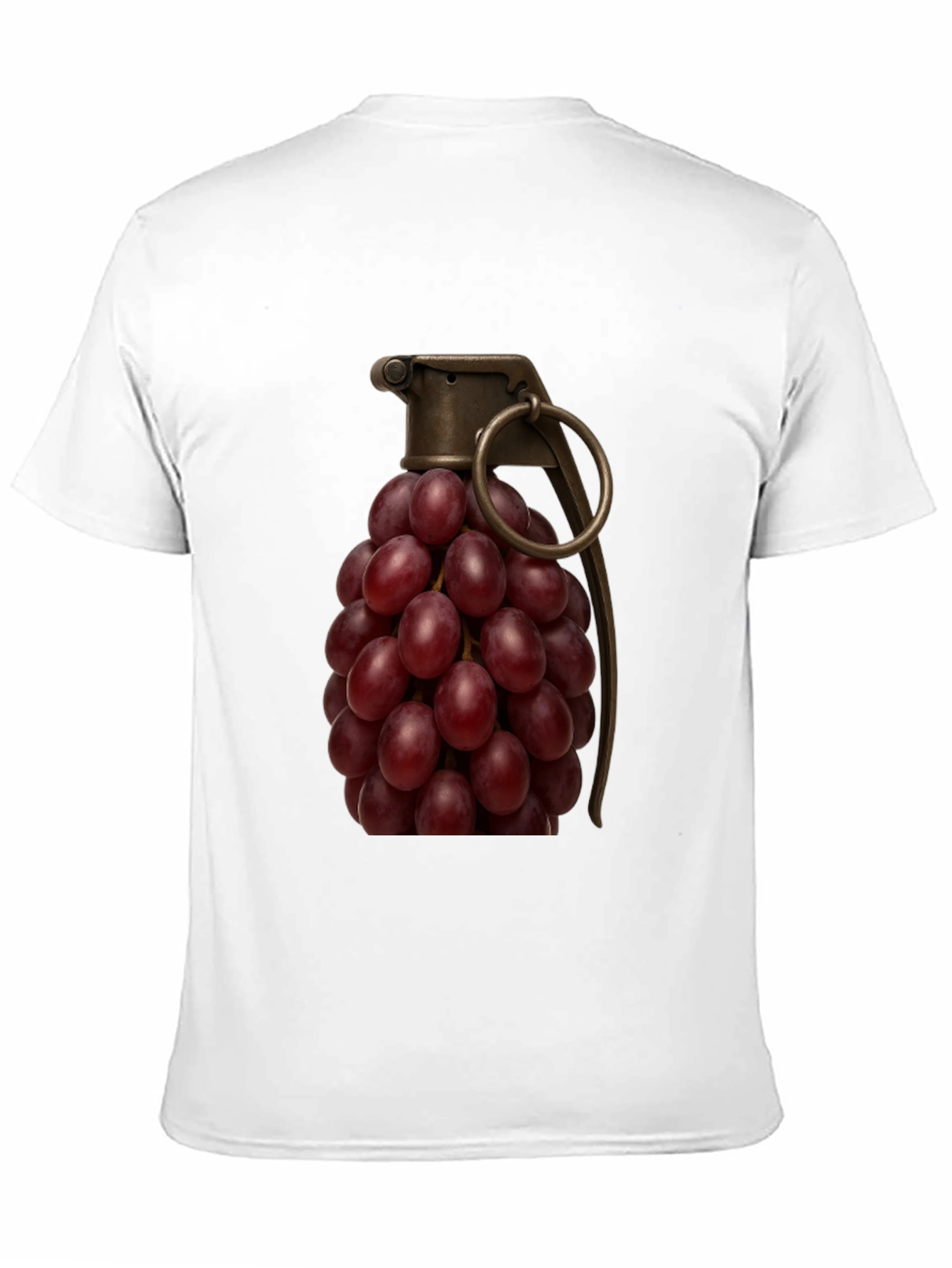 Grape Grenade T-Shirt - Funny Fruit Pun Tee