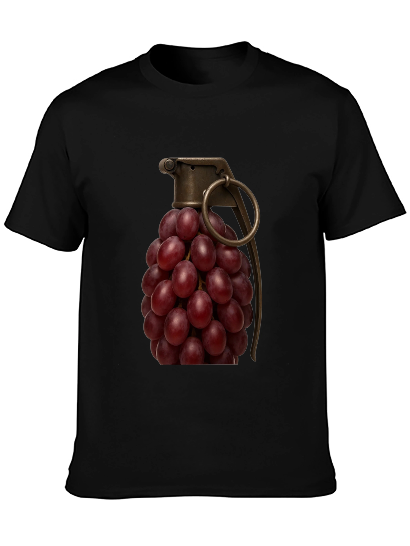 Grape Grenade T-Shirt - Funny Fruit Pun Tee