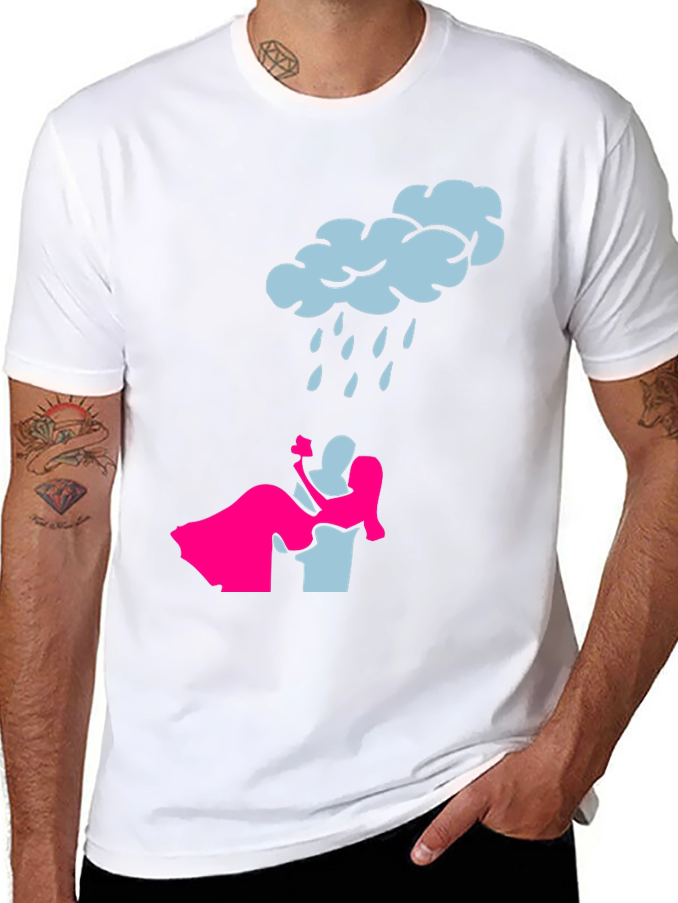 Rainy Romance Graphic Tee