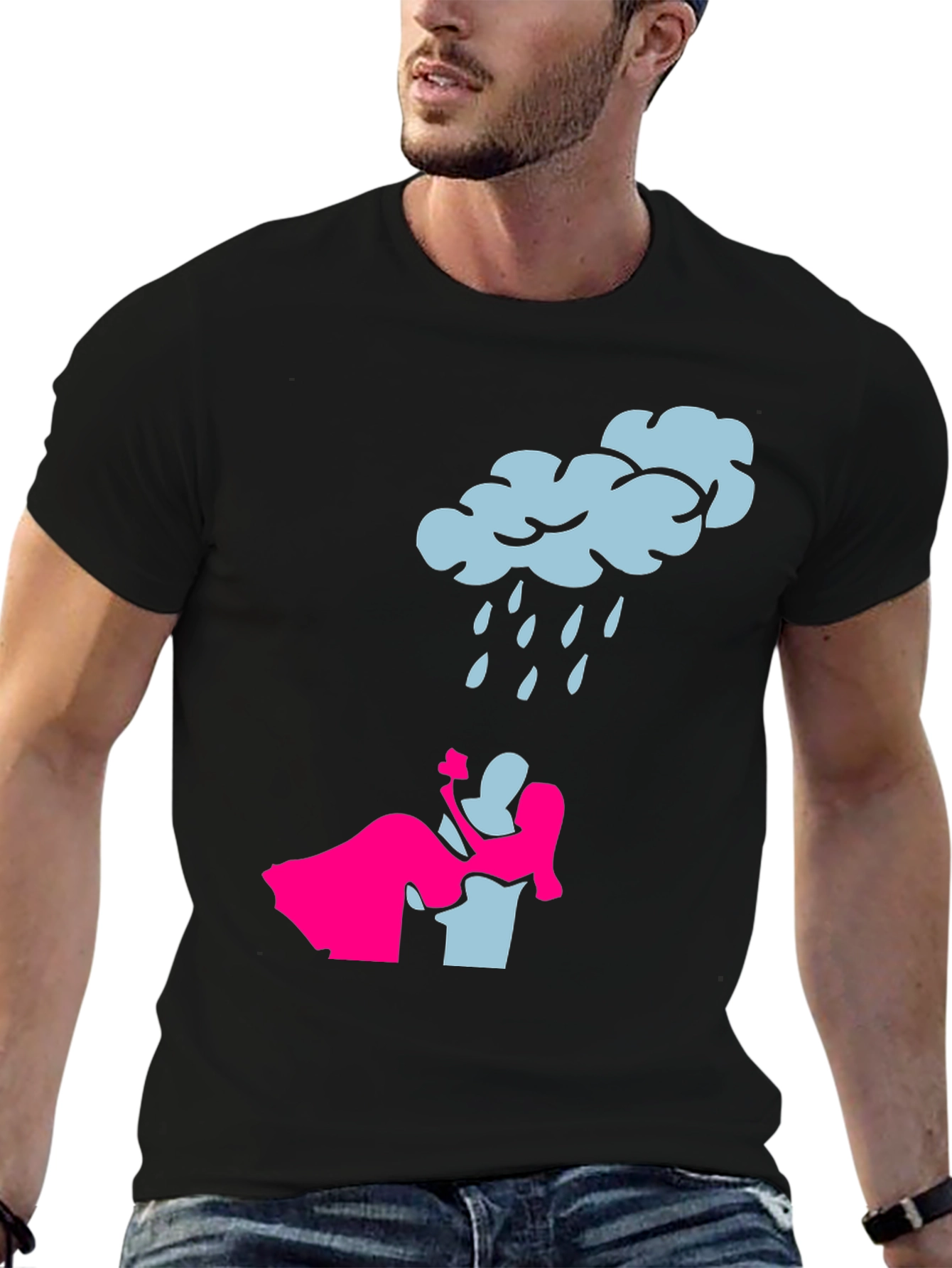 Rainy Romance Graphic Tee
