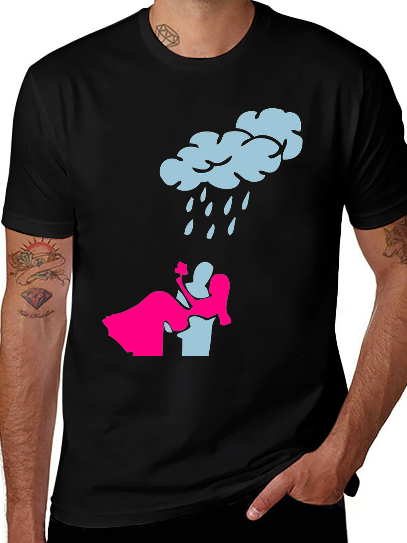 Rainy Romance Graphic Tee