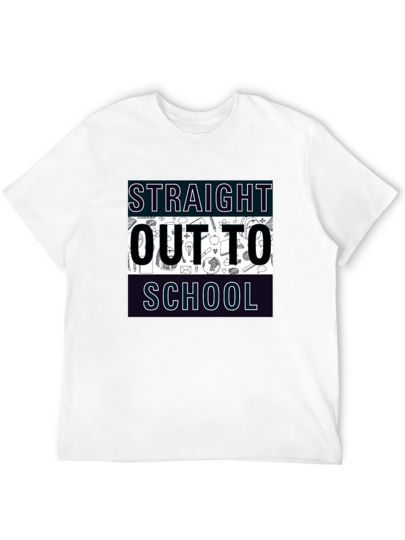 Straight Outta School Graphic Tee - Graduation Gift