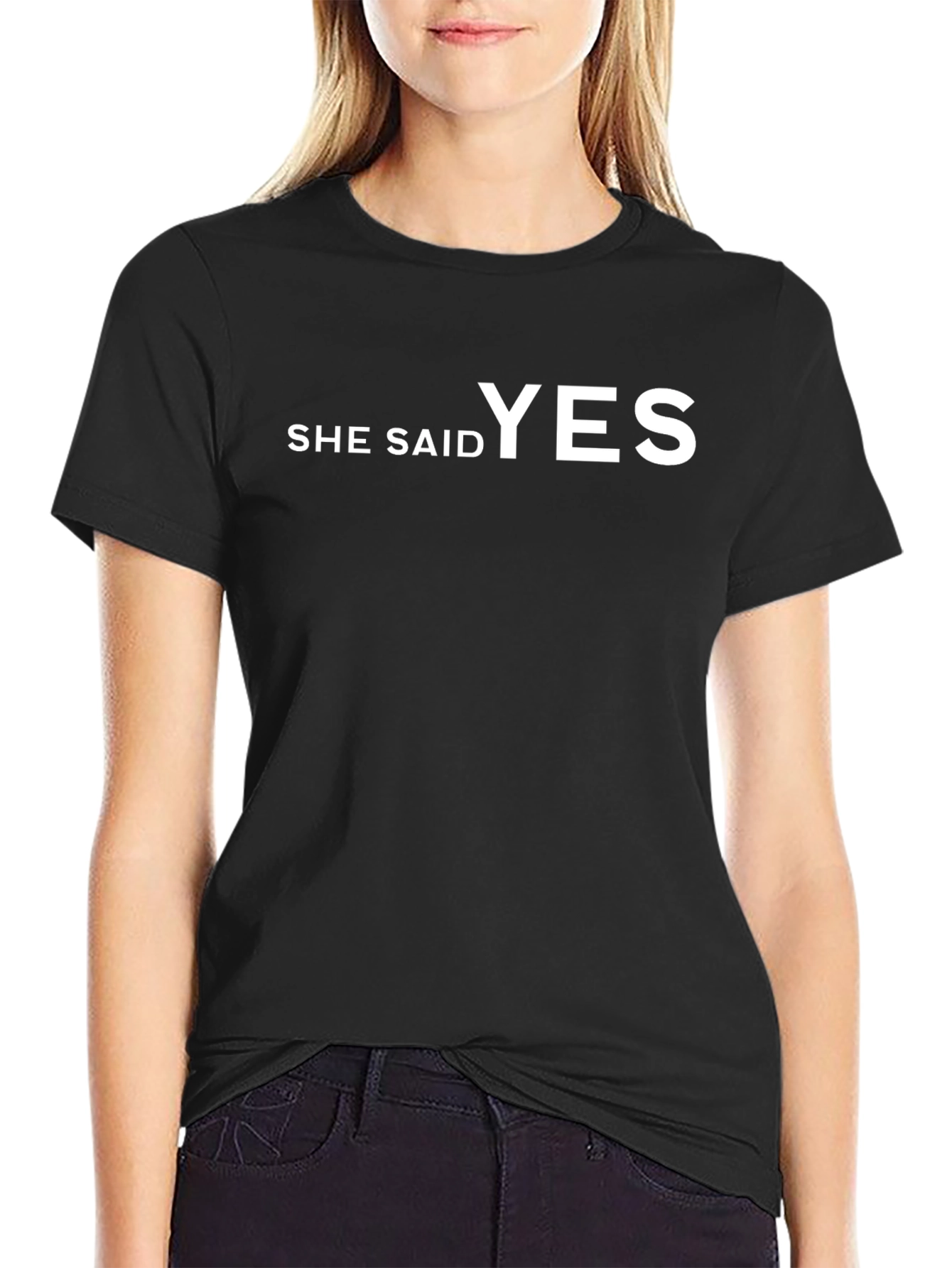She Said Yes T-Shirt - Engagement Gift