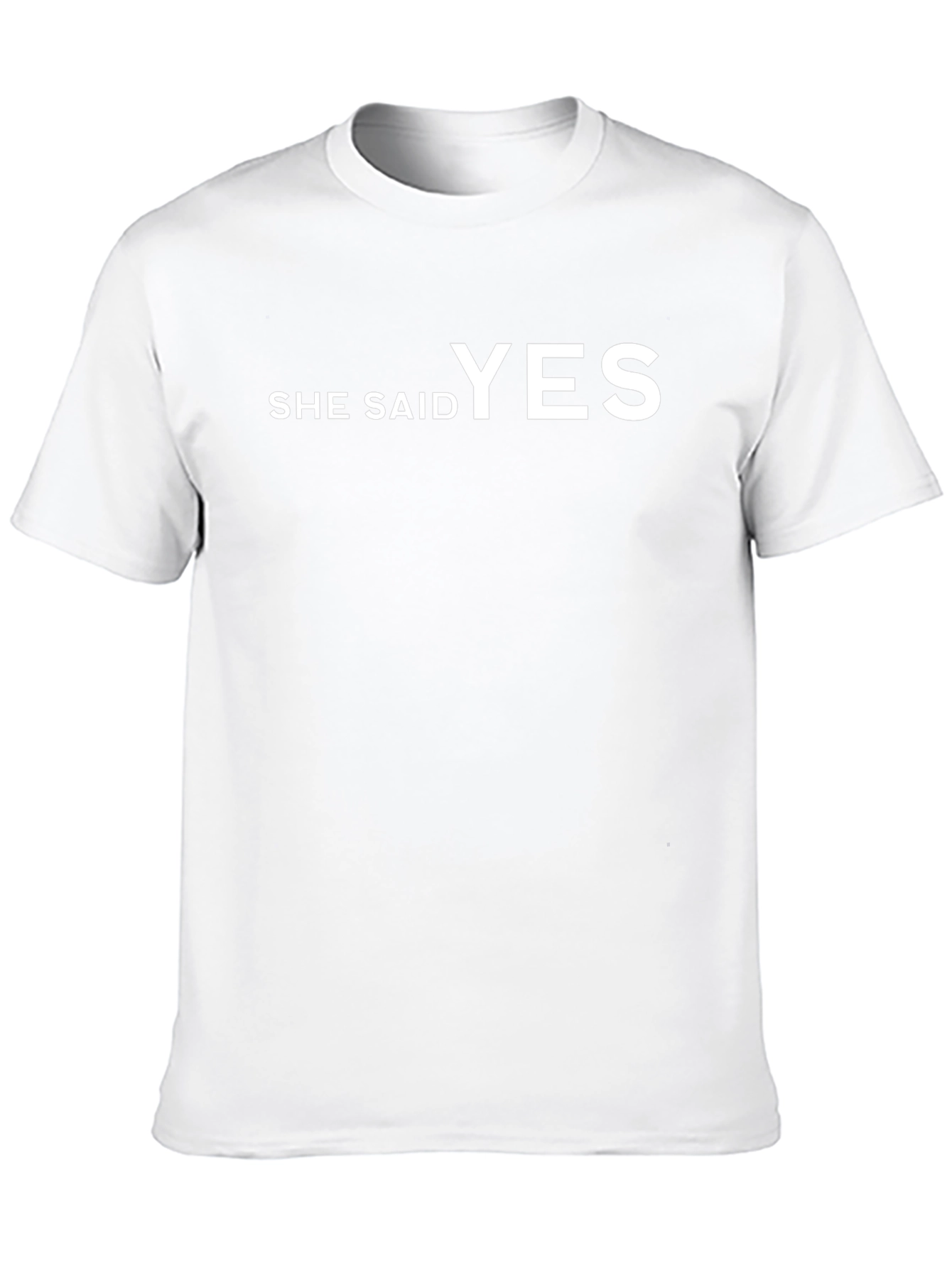 She Said Yes T-Shirt - Engagement Gift