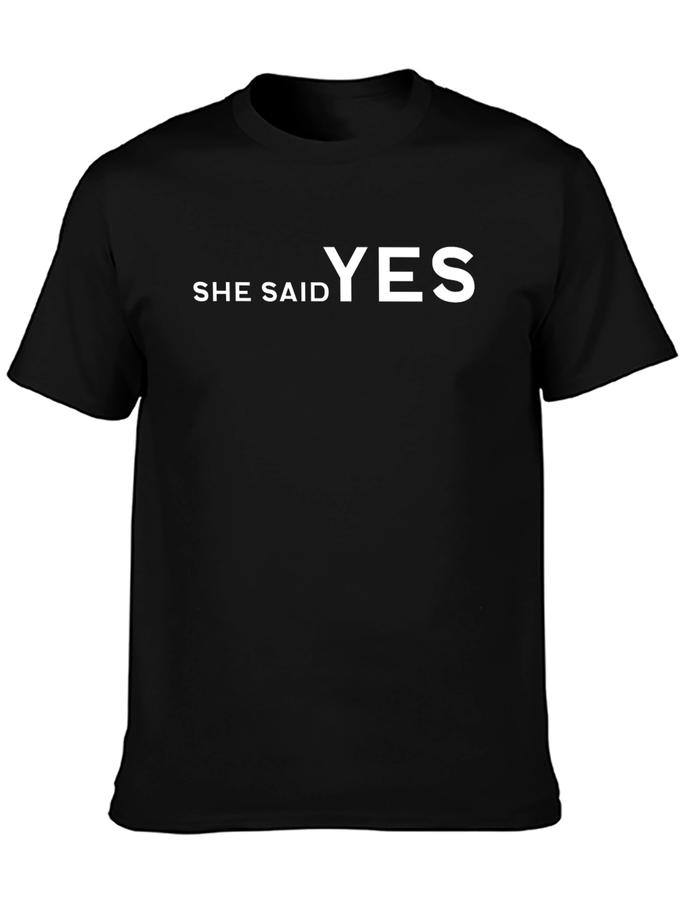 She Said Yes T-Shirt - Engagement Gift