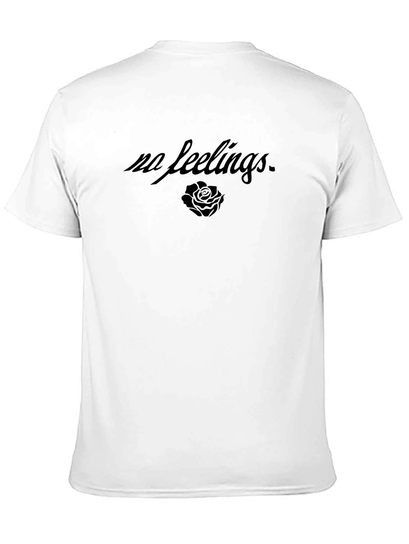 No Feelings Rose Graphic T-Shirt