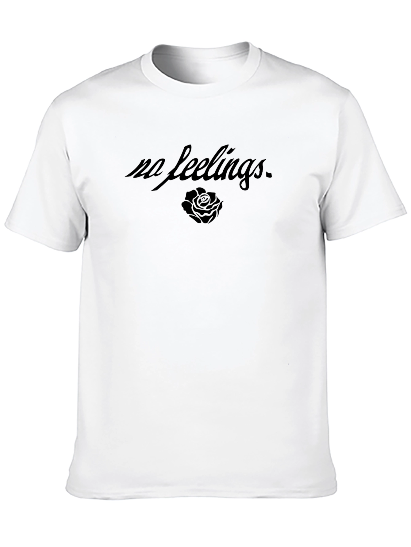 No Feelings Rose Graphic T-Shirt