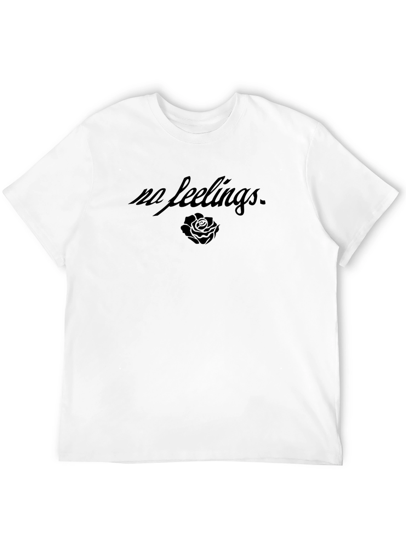 No Feelings Rose Graphic T-Shirt