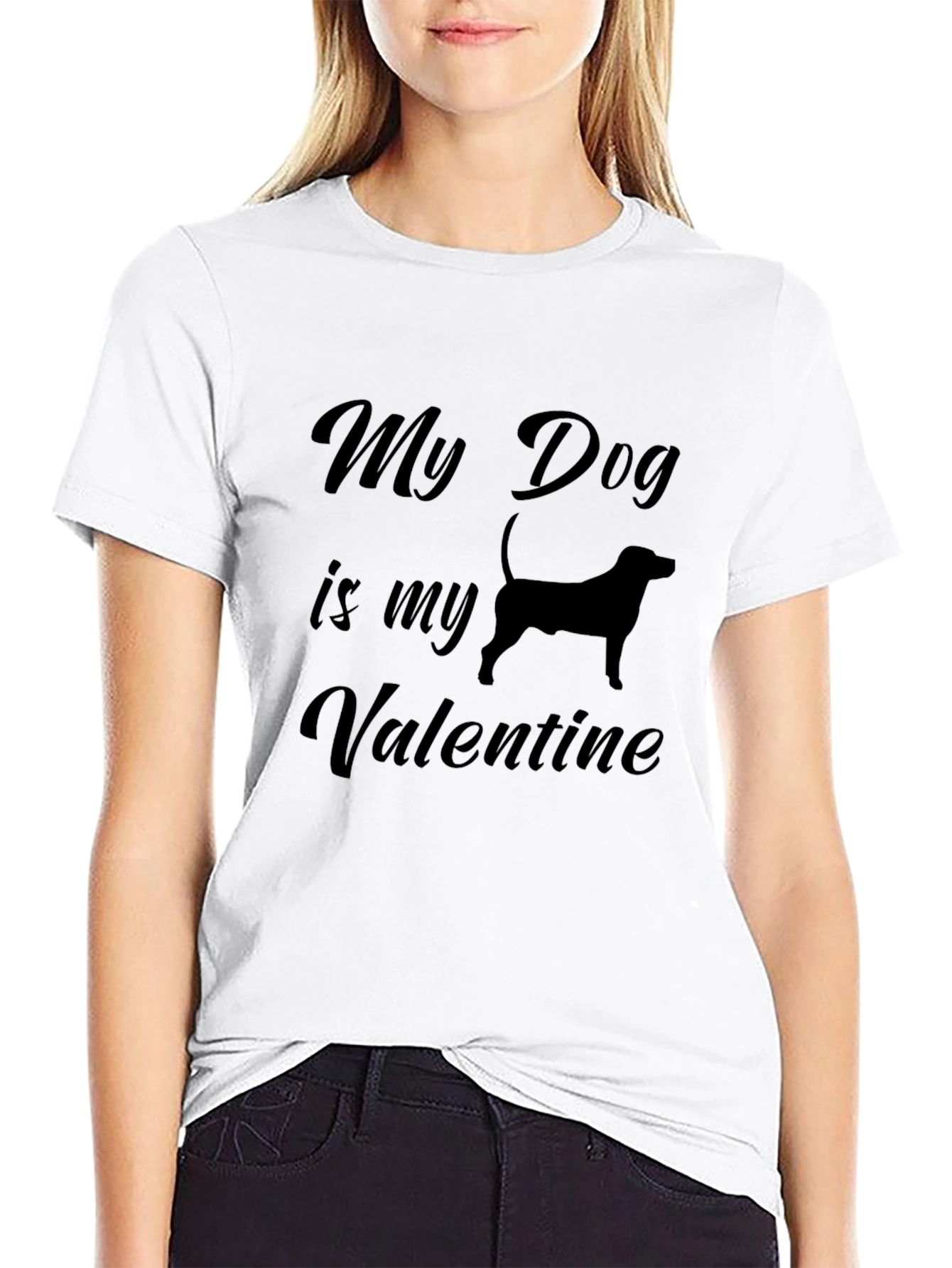 My Dog is My Valentine T-Shirt