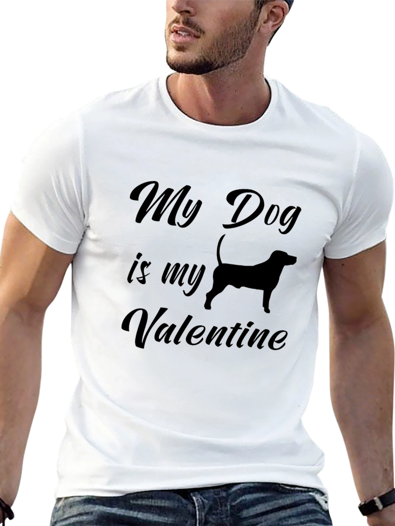 My Dog is My Valentine T-Shirt