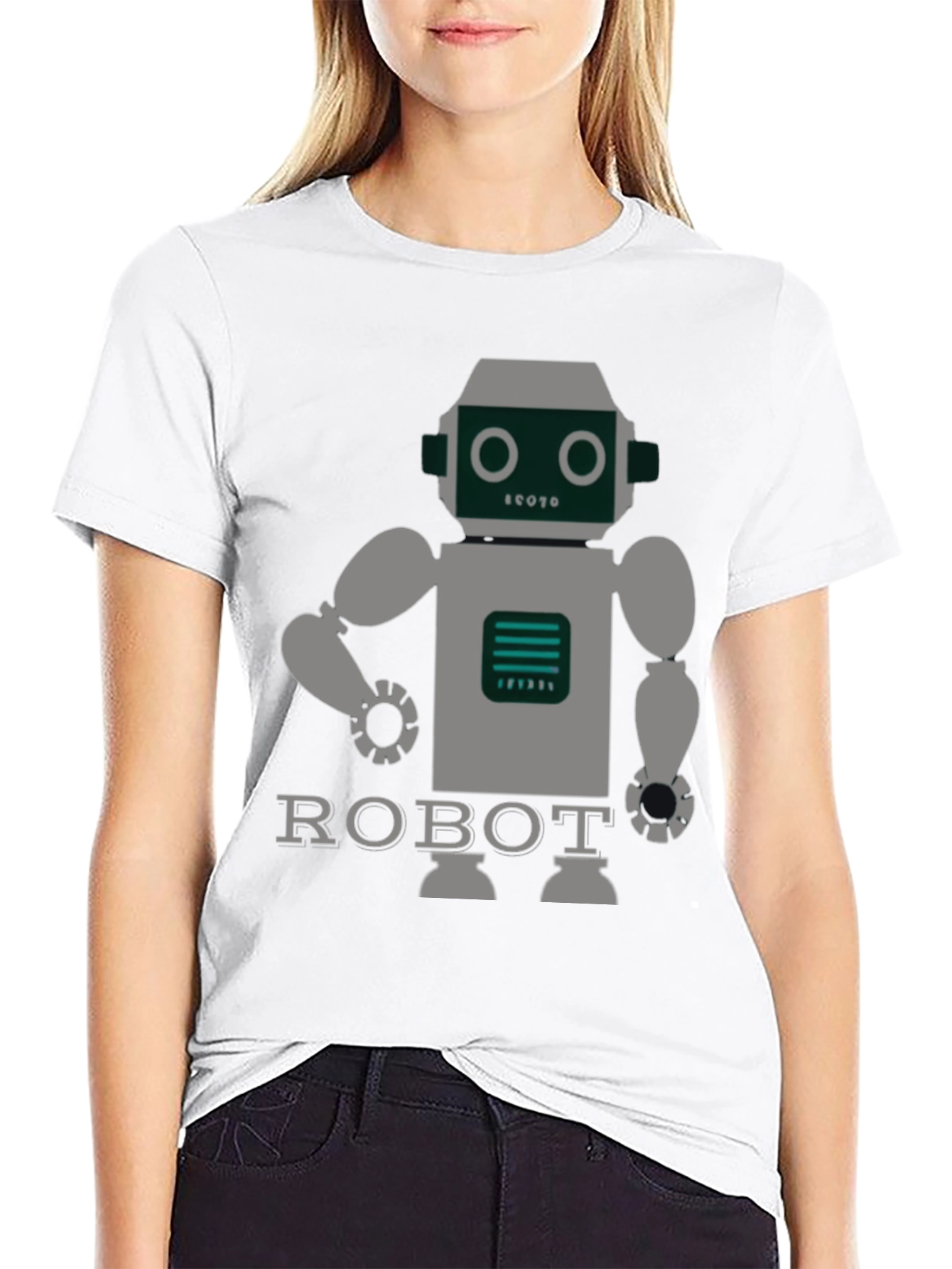 Robot Graphic T-Shirt - Fun & Unique Design